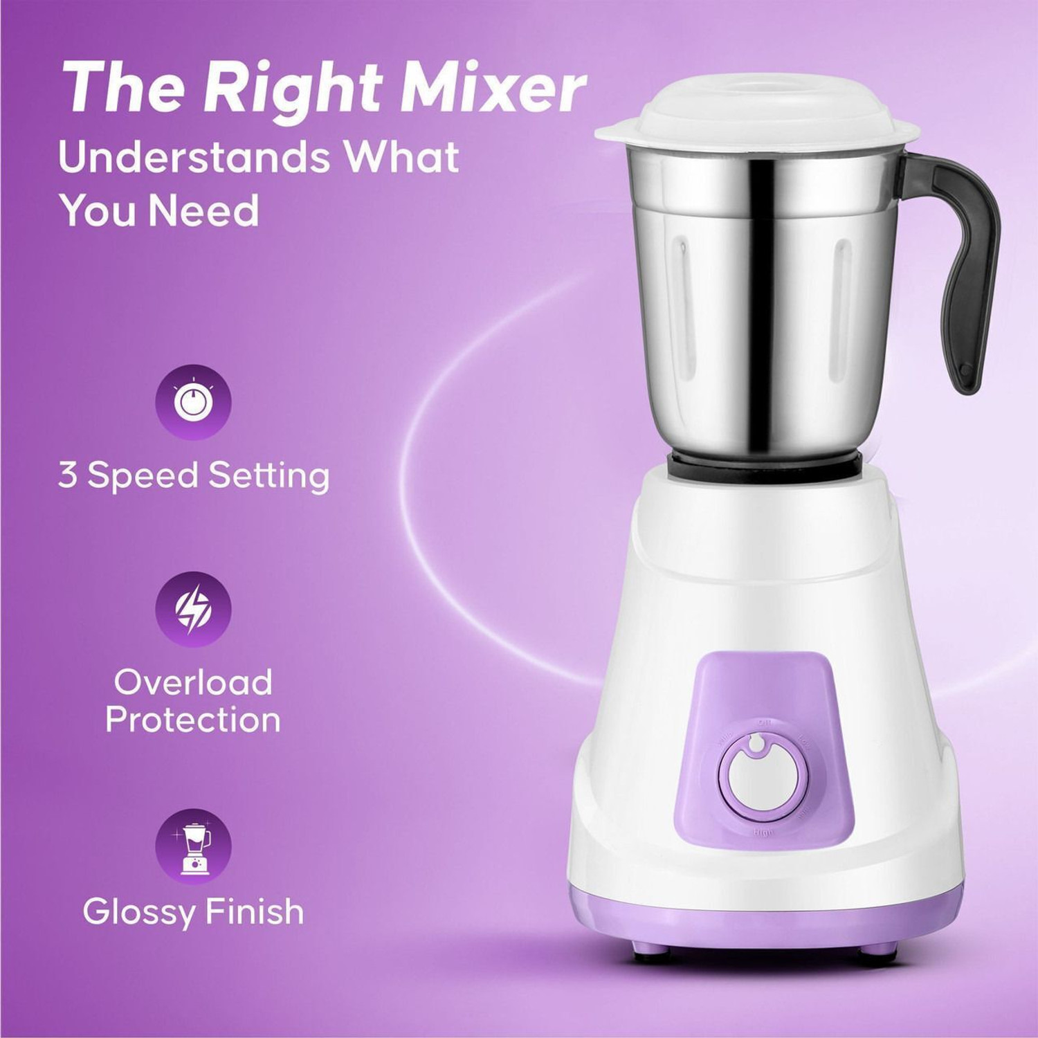 Image of BOOSTER Powerful 750 W Juicer Mixer Grinder