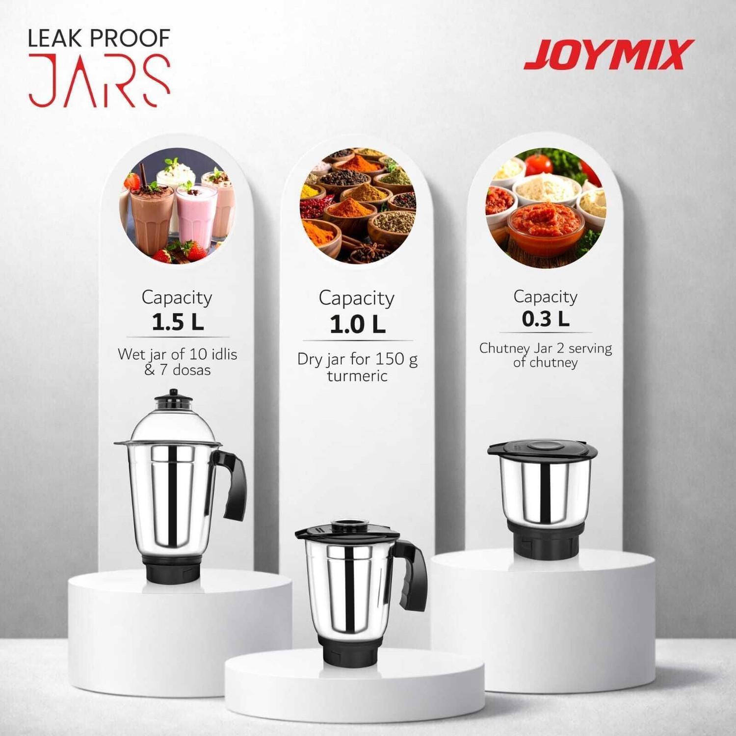 Image of VOLTMAN JOY MIX mixer grinder 750 W Juicer Mixer Grinder