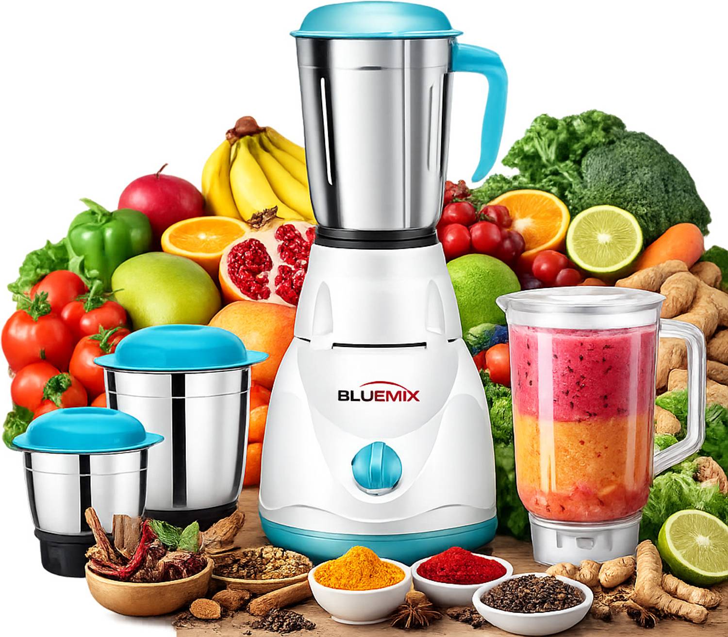 Bluemix Super Smart 750 W Mixer Grinder