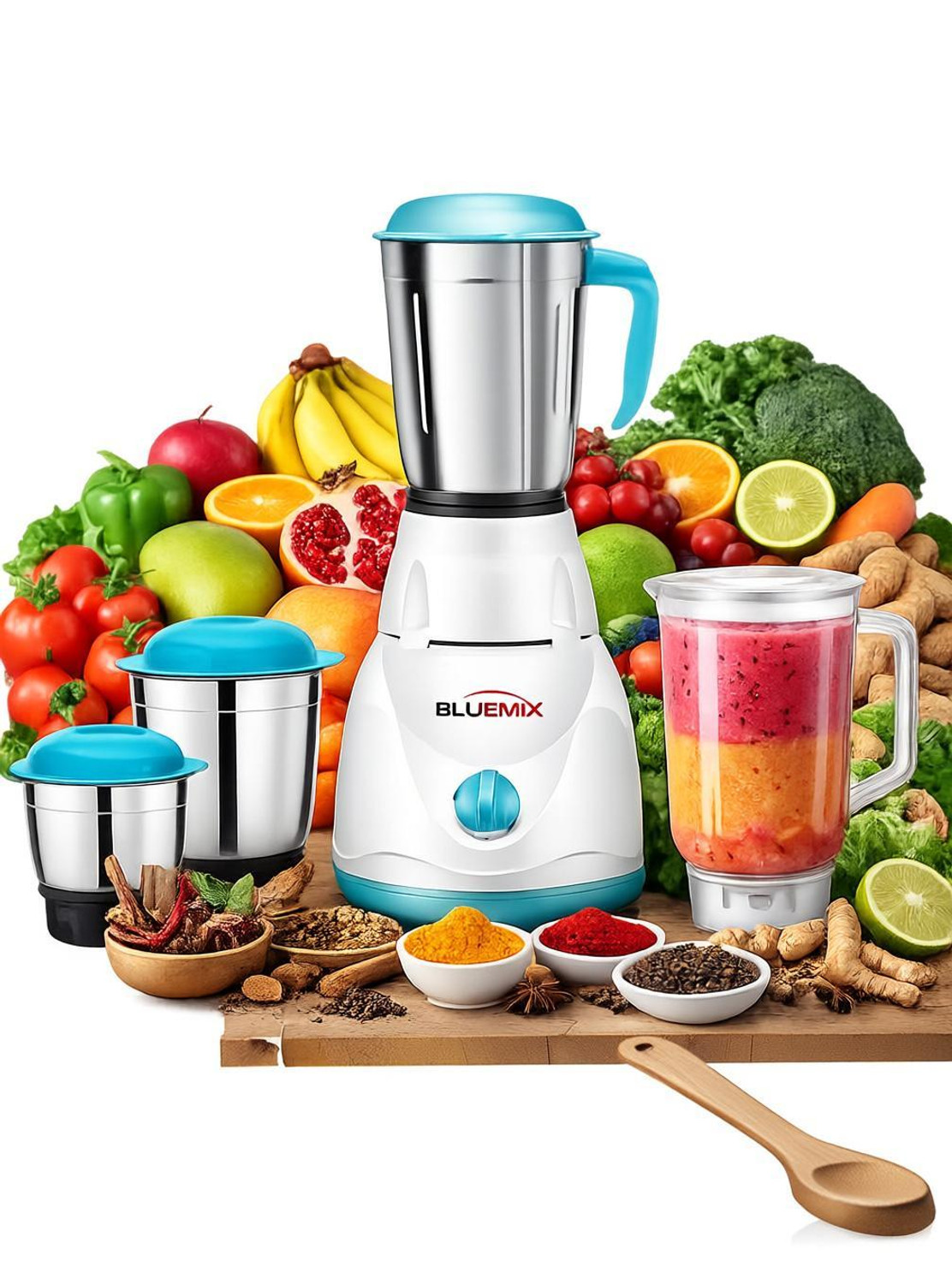 Image of Bluemix Super Smart 750 W Mixer Grinder