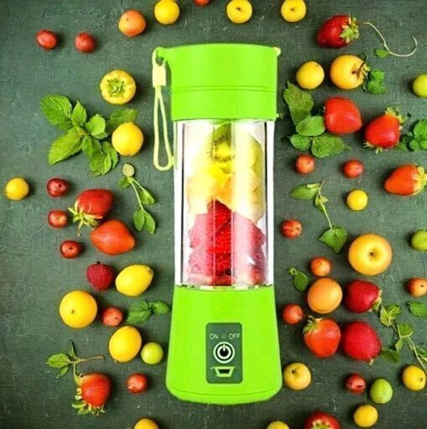 Image of SS brother Electric Fruit Juicer Maker USB Rechargeable Mini Juicer Mixer GrinderZD353 350 W Juicer Mixer Grinder