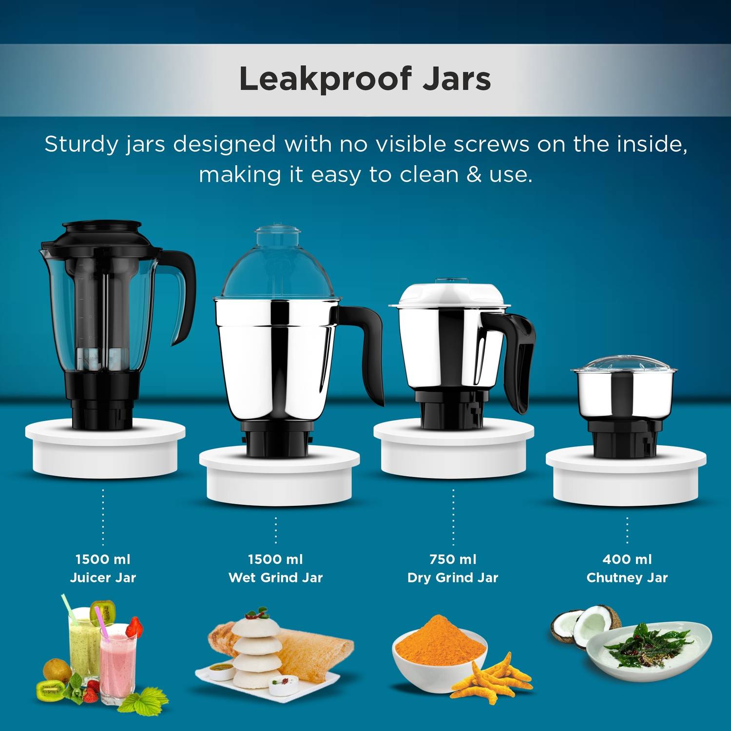 Butterfly Rapid 750 W Juicer Mixer Grinder - Image 3