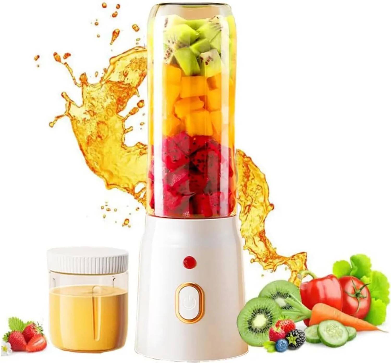 Tazomi Portable USB Rechargeable Juicer Blender Mini Smoothie Maker Bottle 230 W Juicer — Juicers & Blenders