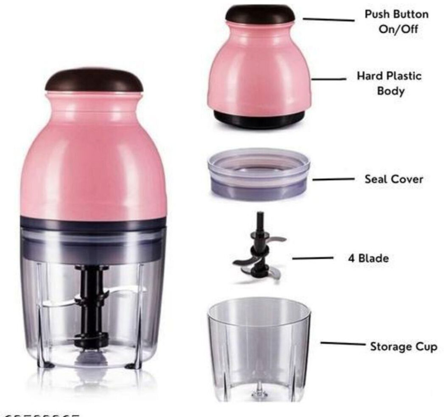 Image of WIZMATE Hand Juicer 300 W Juicer Mixer Grinder