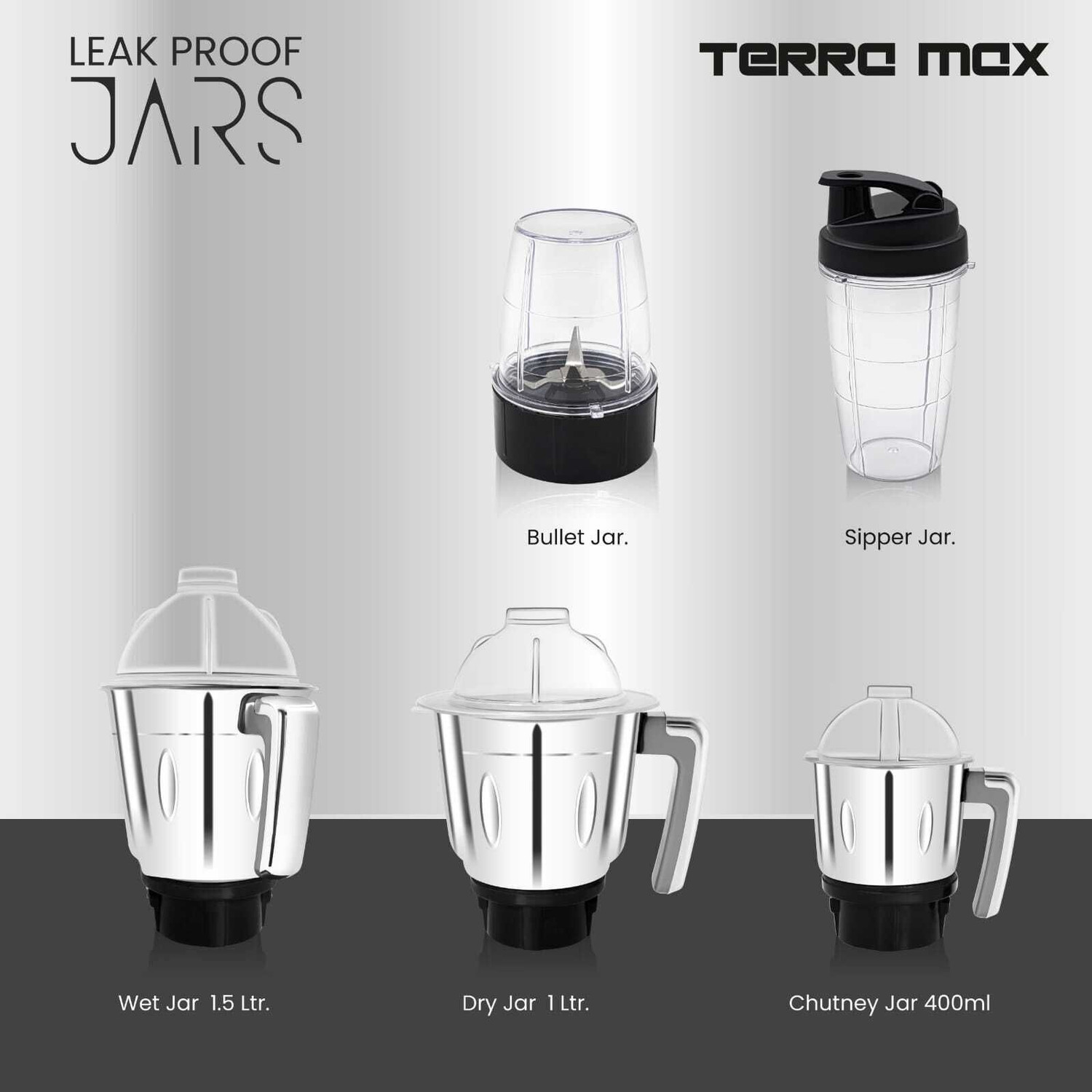 Image of VOLTMAN TERRA MAX mixer grinder 1000 W Juicer Mixer Grinder