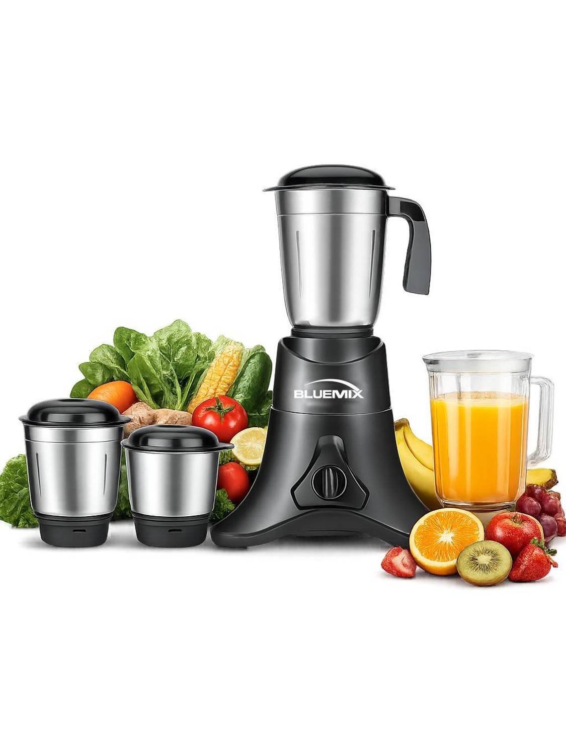 Bluemix Polygon Triangle 750 W Mixer Grinder