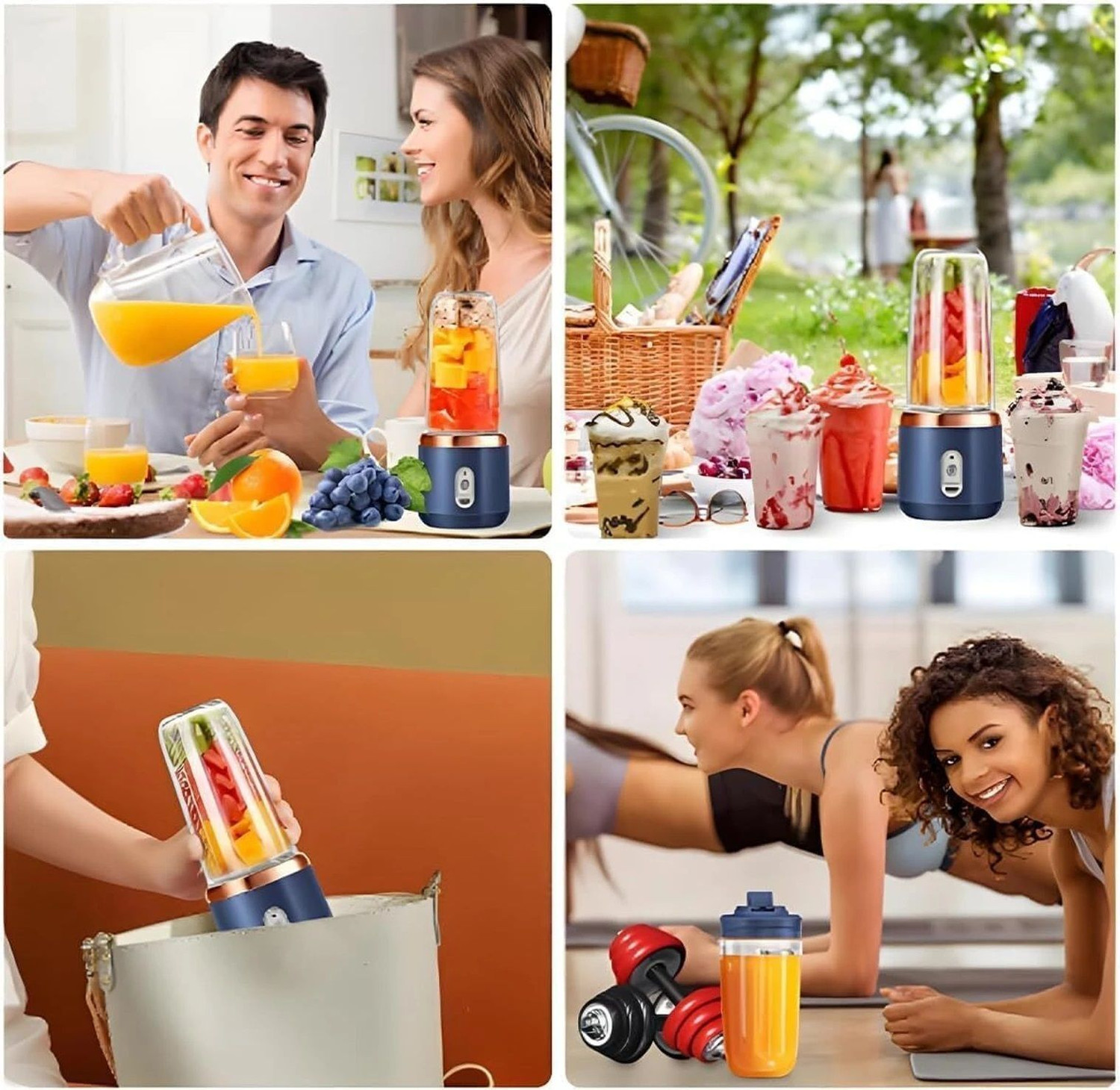 Image of NutriPro Electric Fruit Juicer l USB Rechargable 2000 mAh Battery l Powerful Motor 25 W Juicer