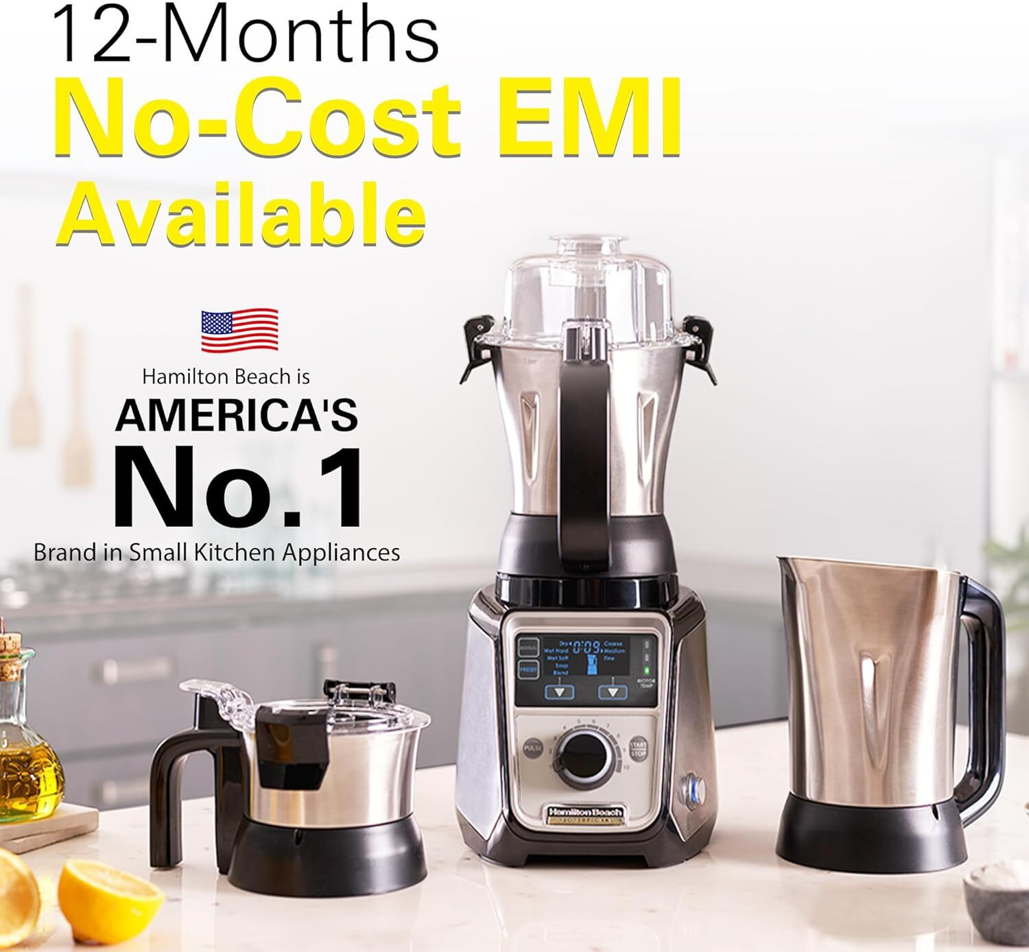 Image of Hamilton Beach 58770-IN 1400 W Juicer Mixer Grinder
