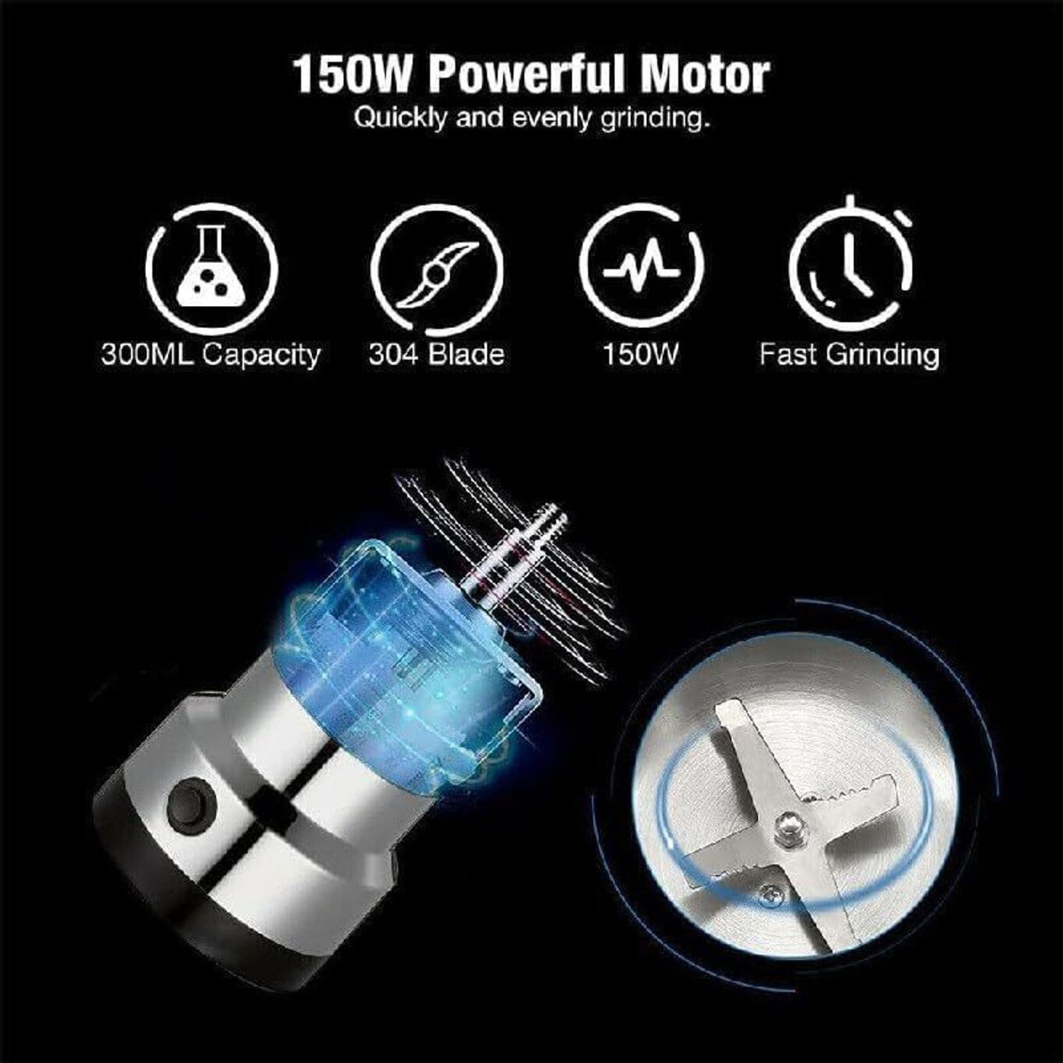 Image of HARIS STORE NIMA GRINDER 150 W Mixer Grinder