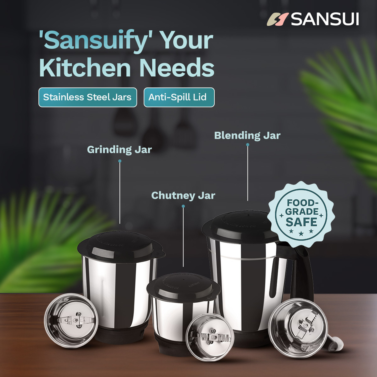 Image of Sansui Plus 500 W Juicer Mixer Grinder