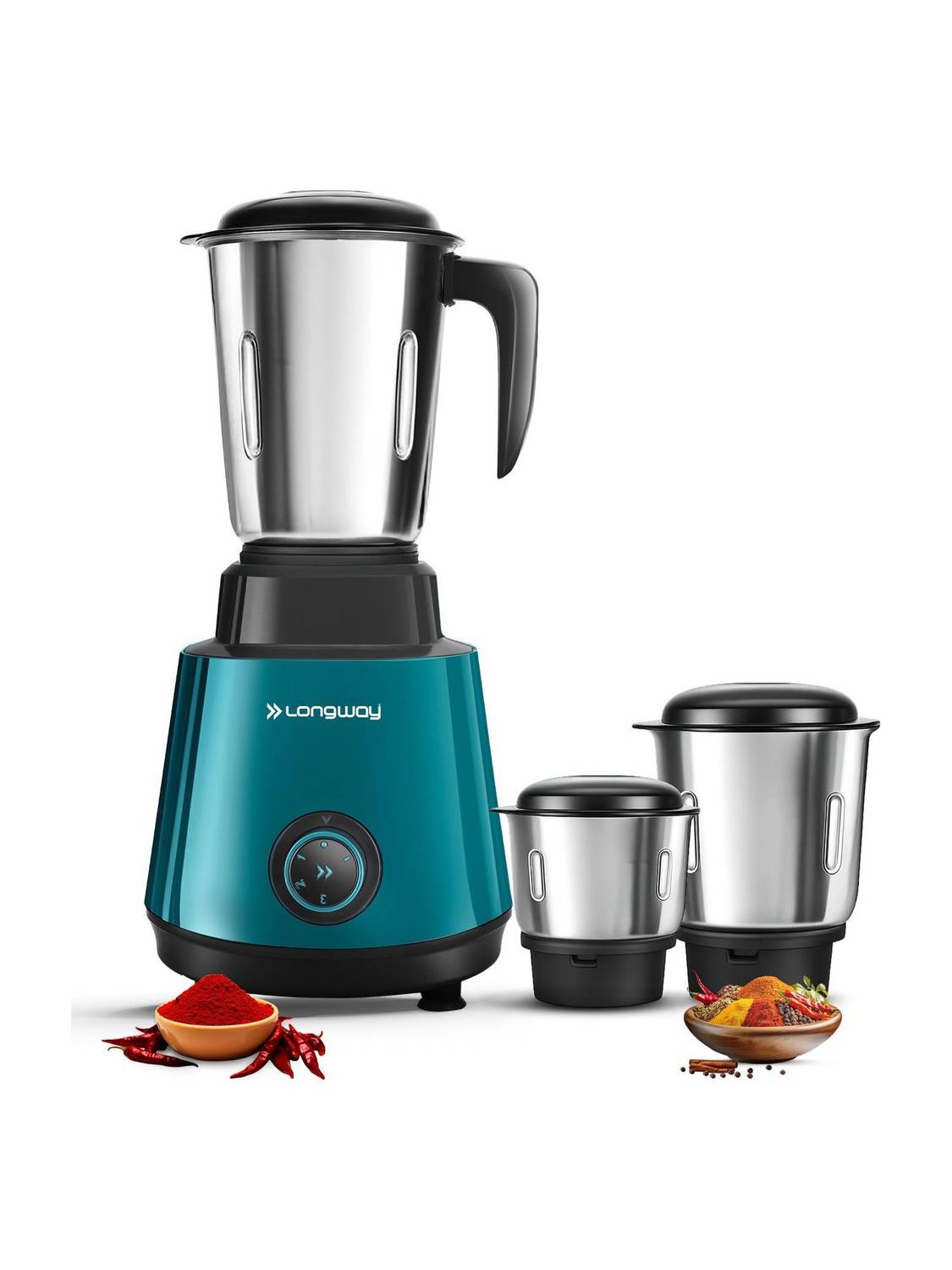 Longway Roto Max with Powerful Motor 500 W Juicer Mixer Grinder