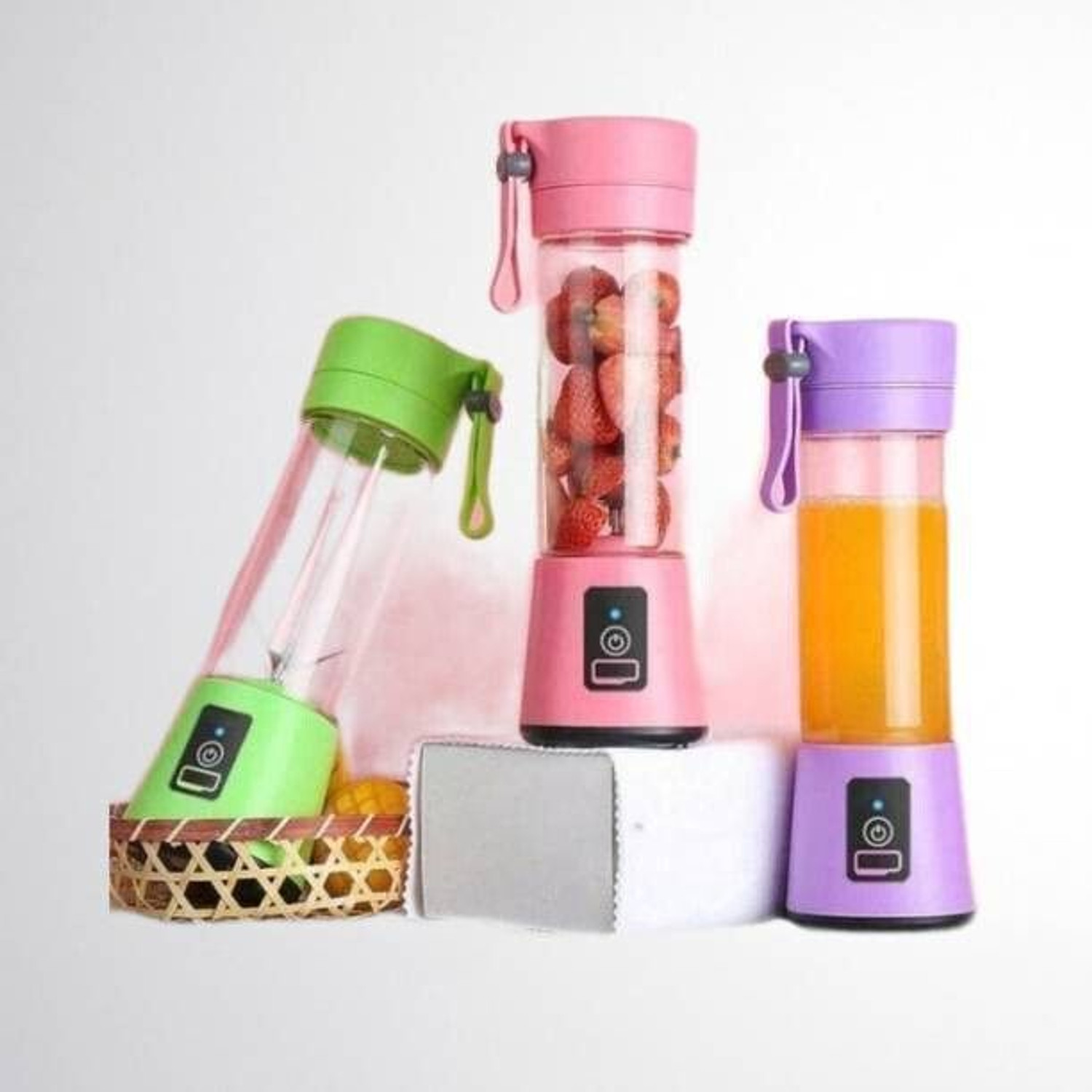 Image of JayGopalTrendz Electric Fruit Juicer Maker USB Rechargeable Mini Juicer Mixer GrinderGG222 350 W Juicer Mixer Grinder