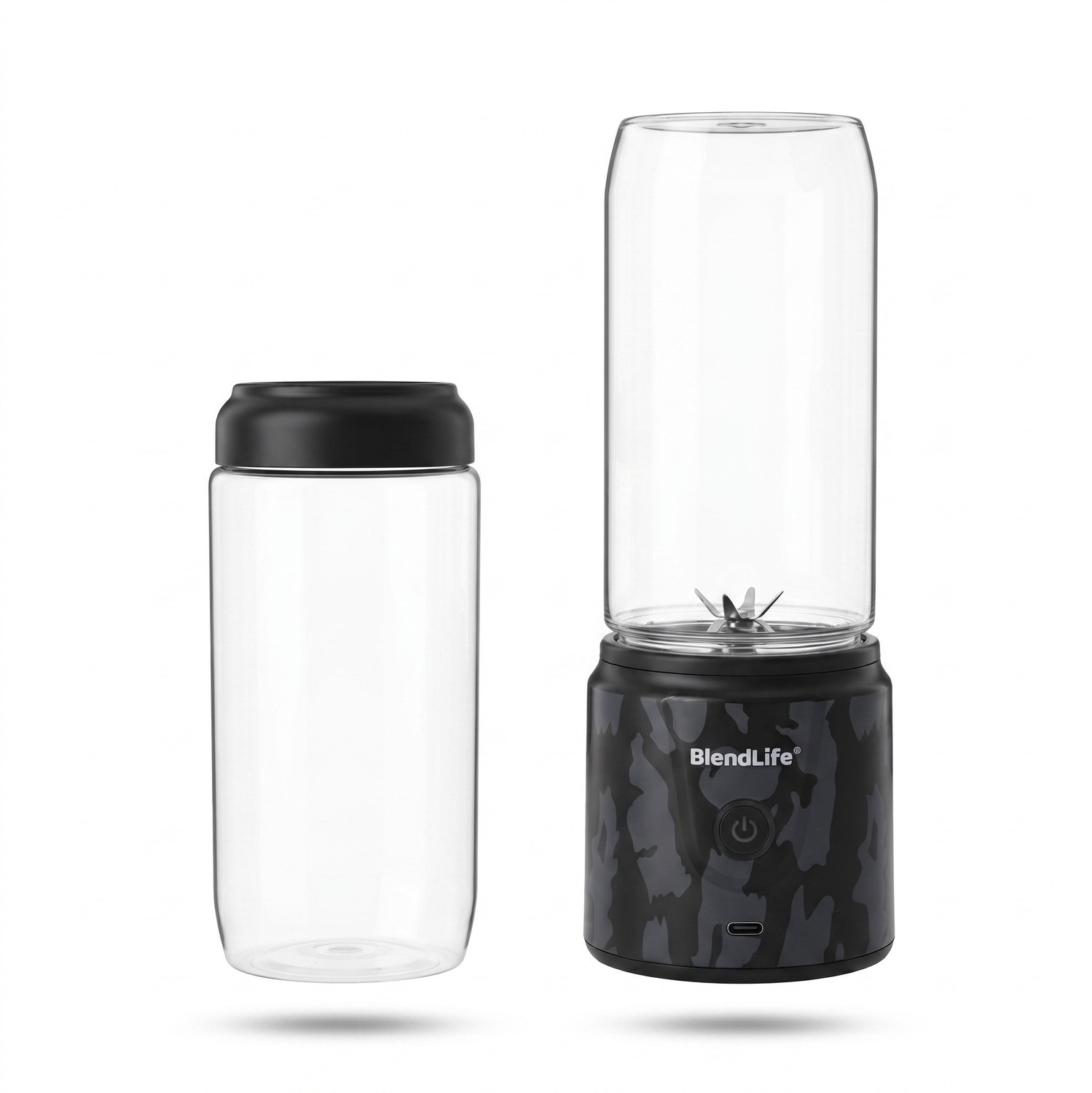 Image of BlendLife 32-Blade Portable Blender Juicer Grinder 420ml 2000mAh Rechargeable + Extra Jar 150 W Juicer Mixer Grinder