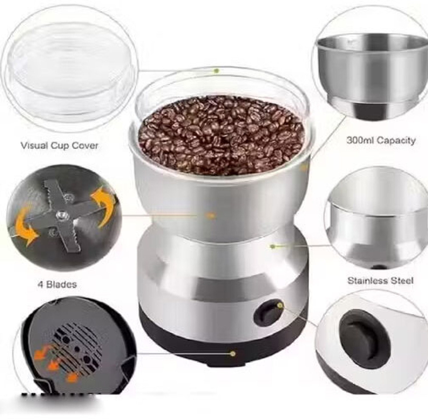 Image of TECHNEST NIMA GRINDER 150 W Mixer Grinder