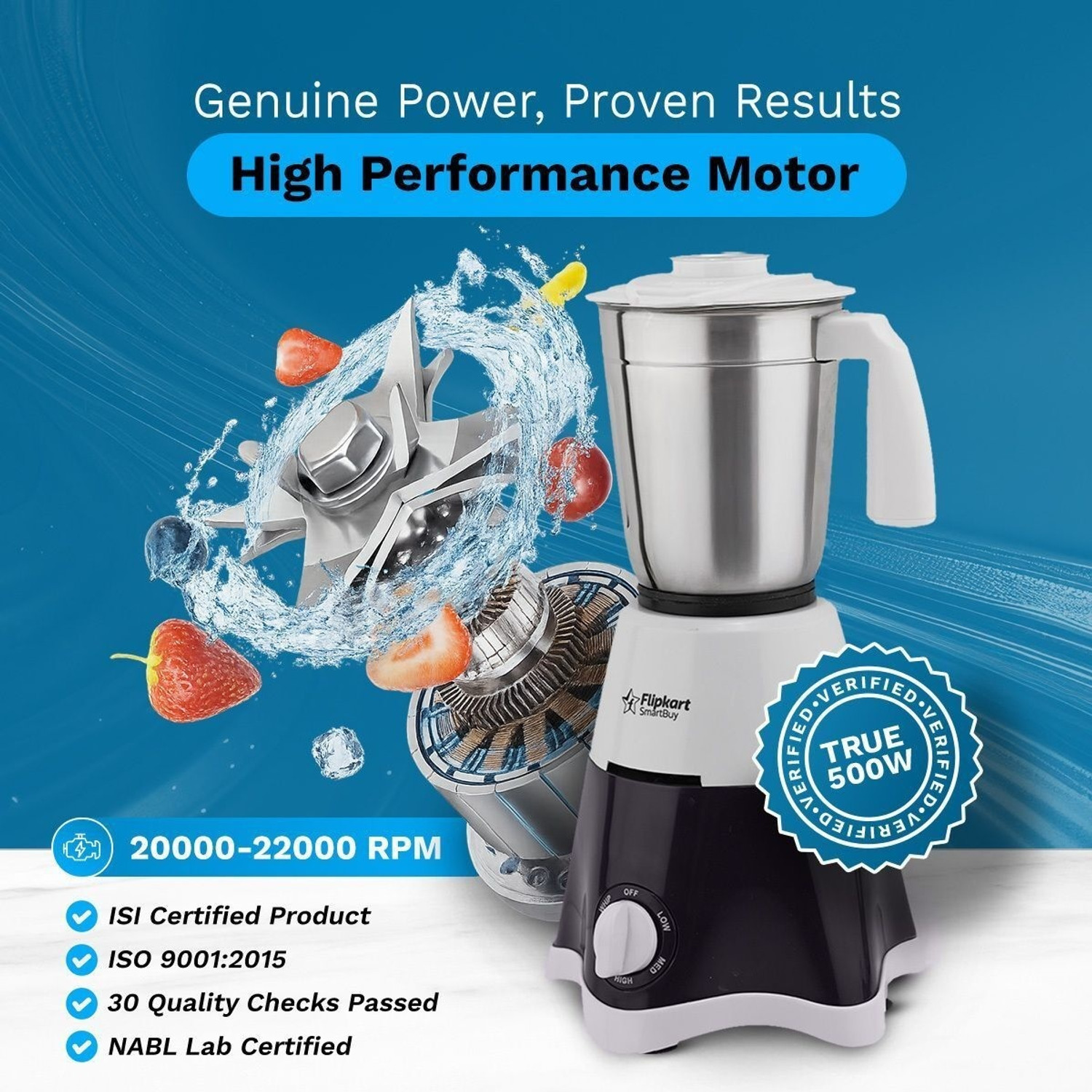 Image of Flipkart SmartBuy Star 500 W Juicer Mixer Grinder