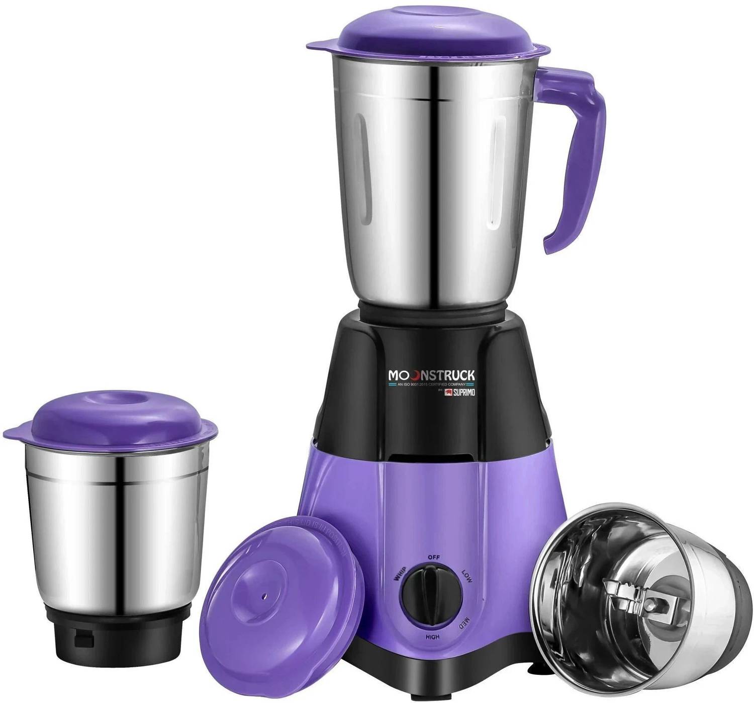 Moonstruck Dusk 3 Jar SS 750 W Mixer Grinder