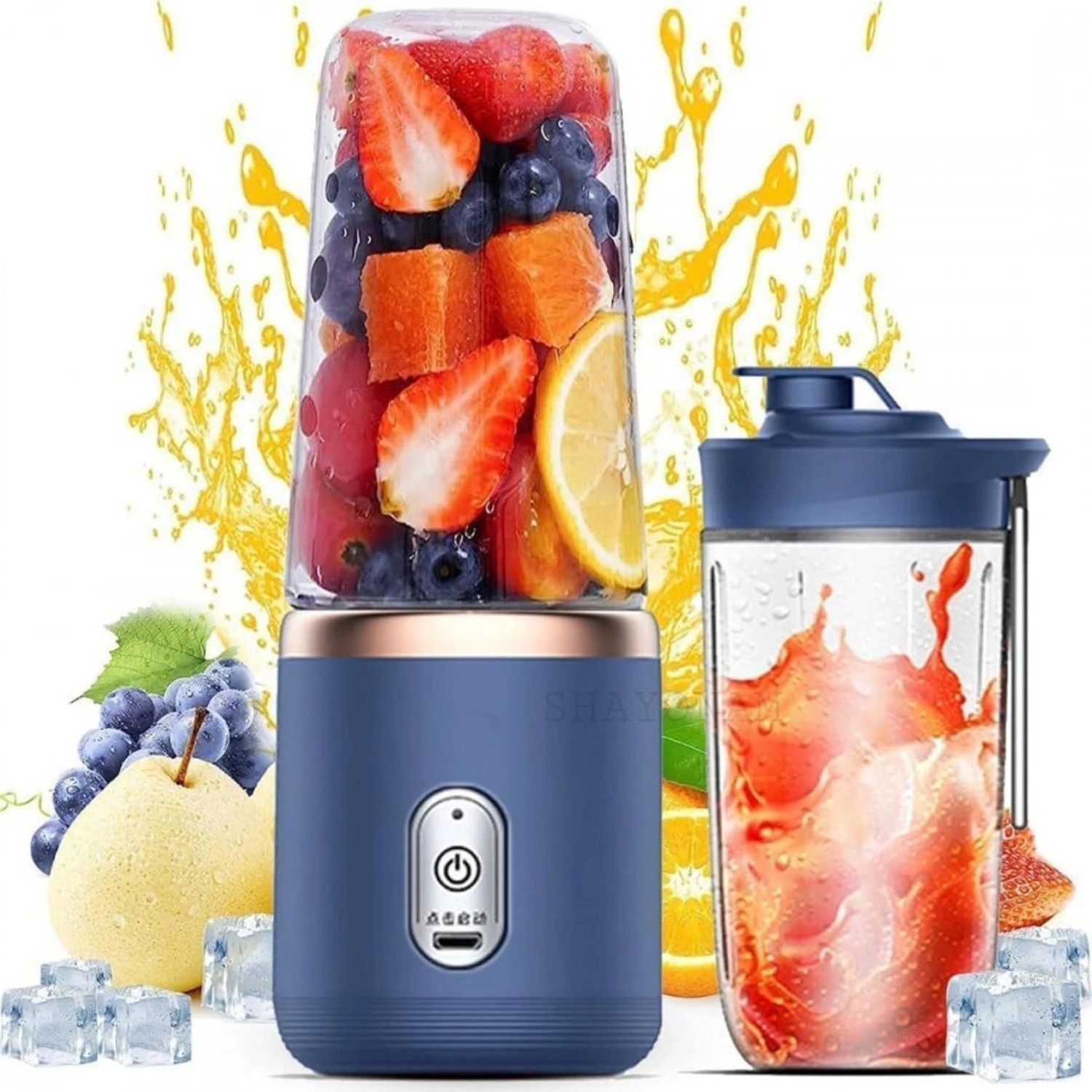 Image of NutriPro Electric Fruit Juicer l USB Rechargable 2000 mAh Battery l Powerful Motor 25 W Juicer