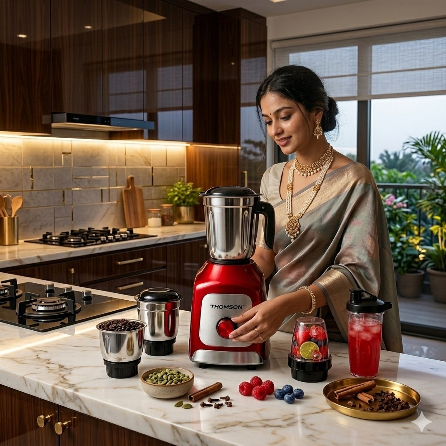 Image of Thomson Kitchen Master 500 W Juicer Mixer Grinder