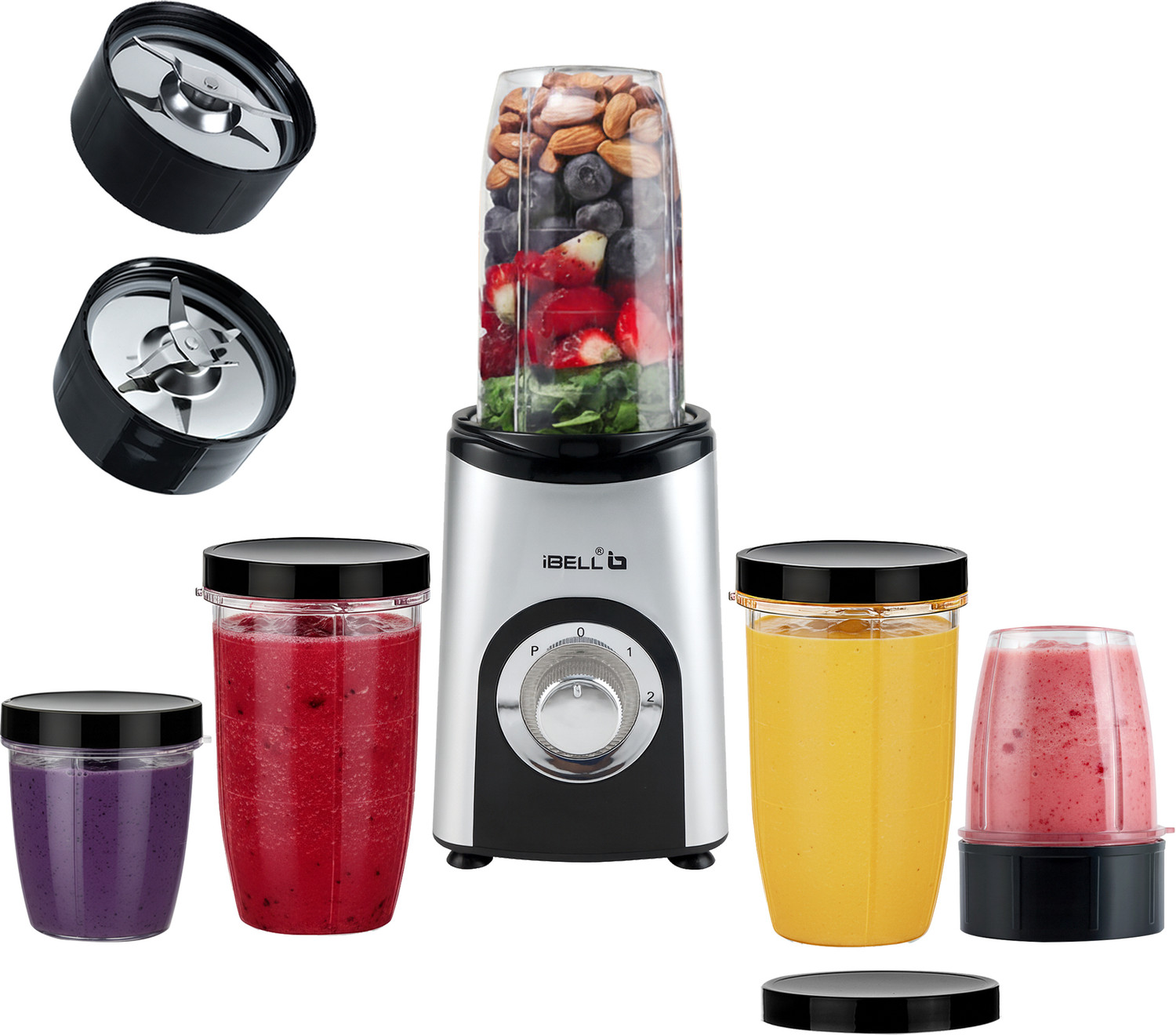 Image of iBELL NUTRICORE 5Q Nutri Blender, 24000 RPM, 100% Copper Motor, 3 Modes & Steel Blade 600 W Juicer Mixer Grinder