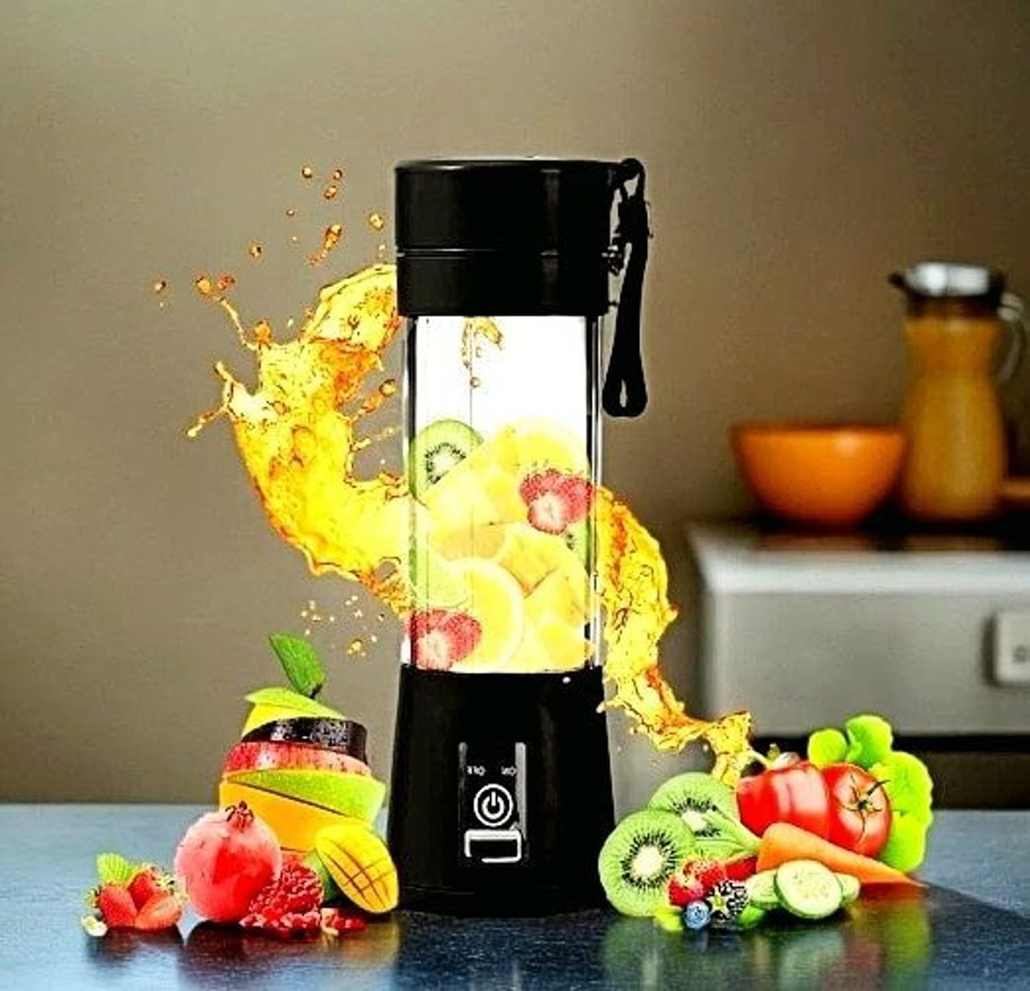 Image of JayGopalTrendz Electric Fruit Juicer Maker USB Rechargeable Mini Juicer Mixer GrinderSS422 350 W Juicer Mixer Grinder