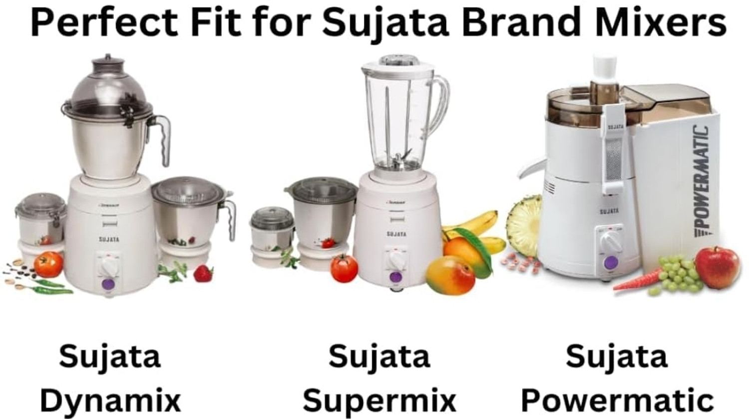 Image of KITCHEN CROWN Sujaata compatible models mixer grinder jar 1000 ml 900 W Mixer Grinder
