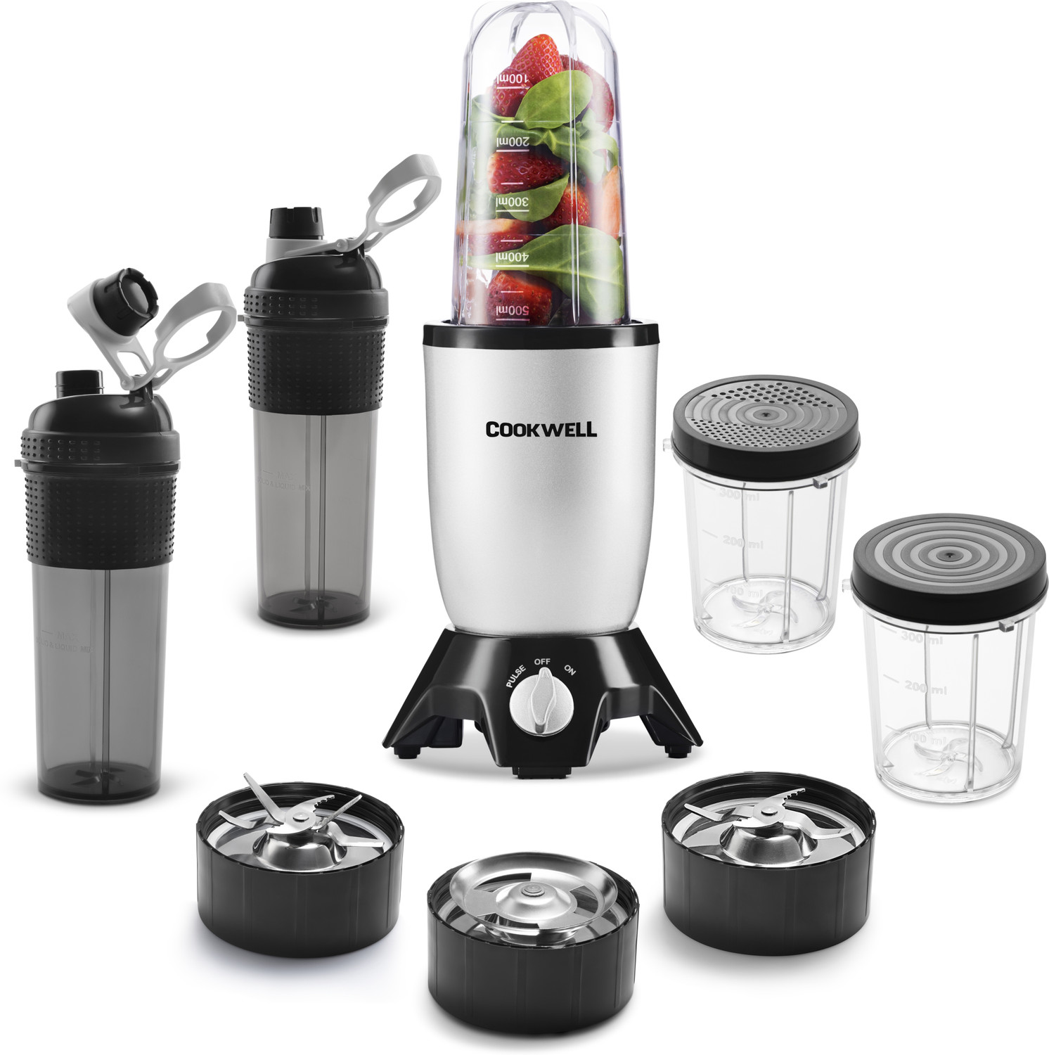 Image of cookwell Bullet 600 W Juicer Mixer Grinder