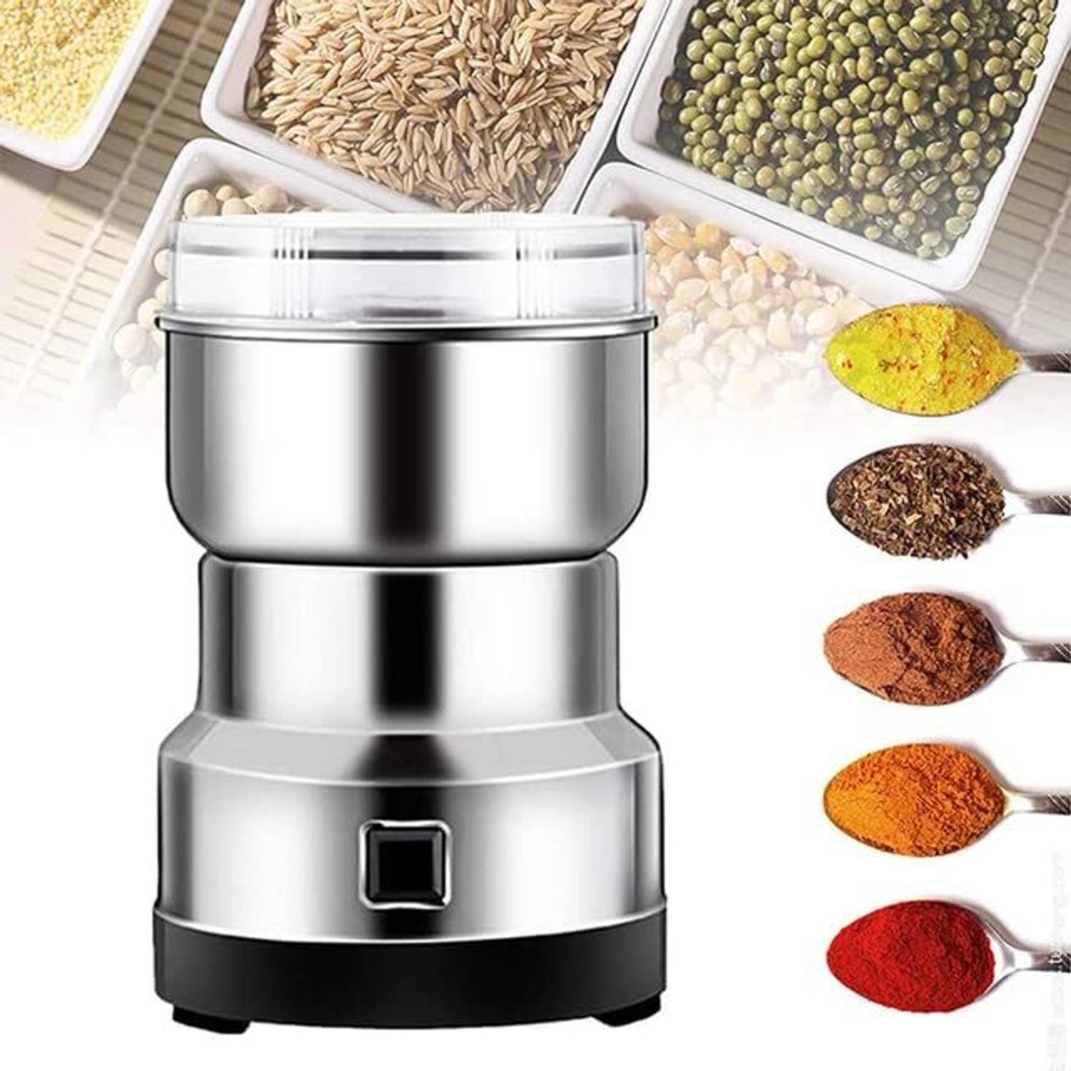 MOBONE Mini Masala Grinder, Mini Mixer Grinder, Spice Grinder Min