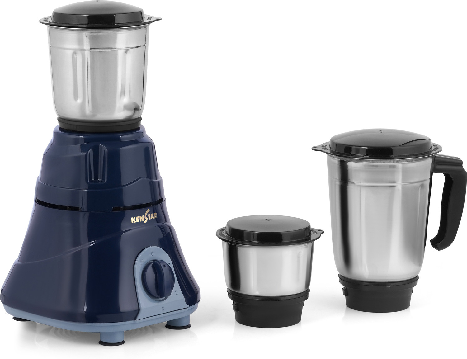 Image of Kenstar AUREX 3J MG with Overload Protection SS Ultima Blades 1 Year Warranty 500 W Mixer Grinder