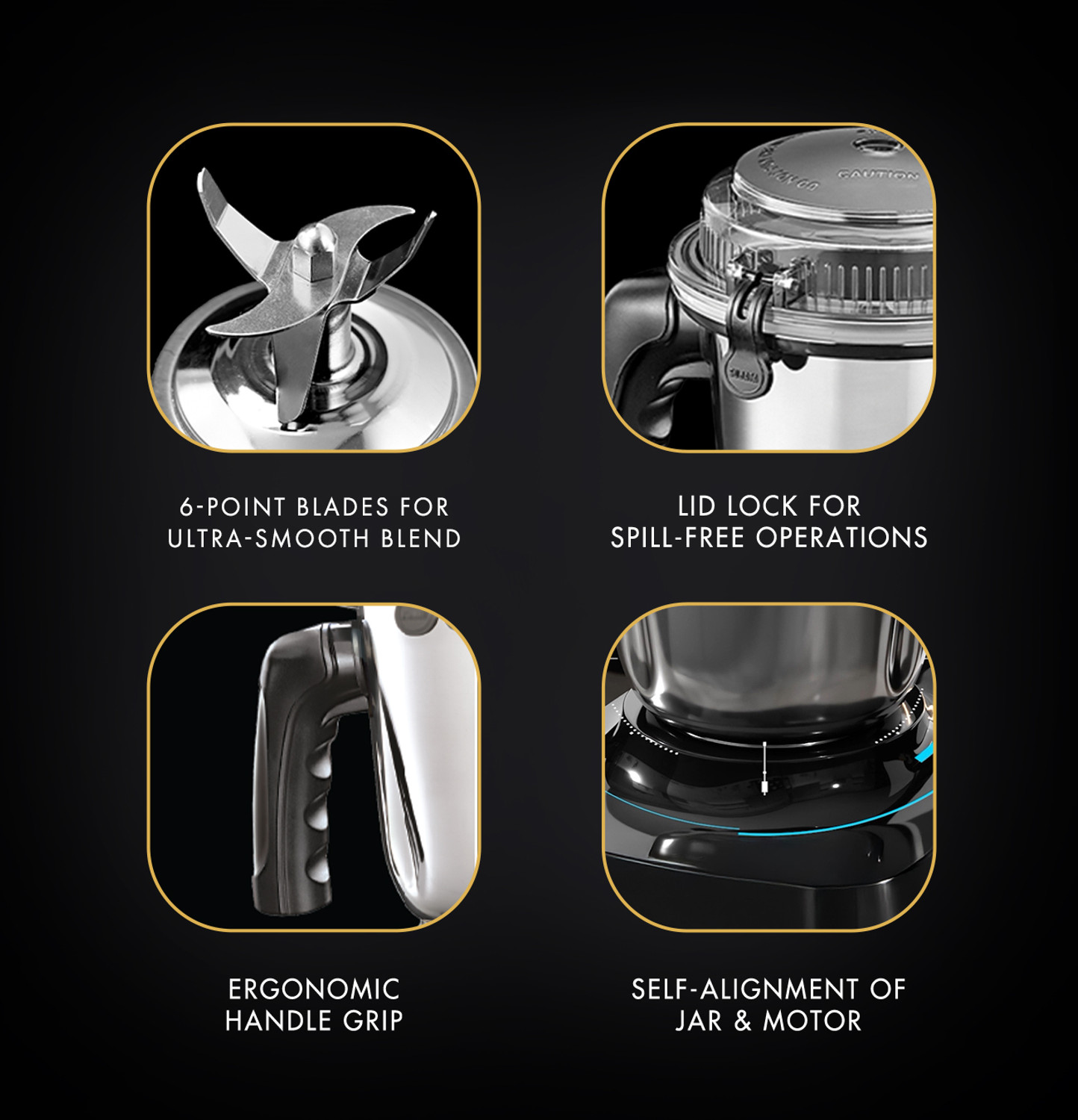 Image of SUJATA MG01 Double Ball Bearing Motor | 24000 RPM | 1000 W Juicer Mixer Grinder