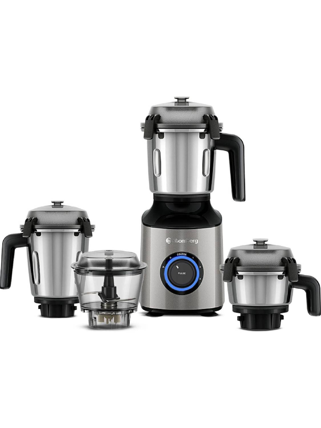 Atomberg Zenova MG With Unique Coarse Mode | Intelligent Powerful BLDC Motor | 550 W Mixer Grinder