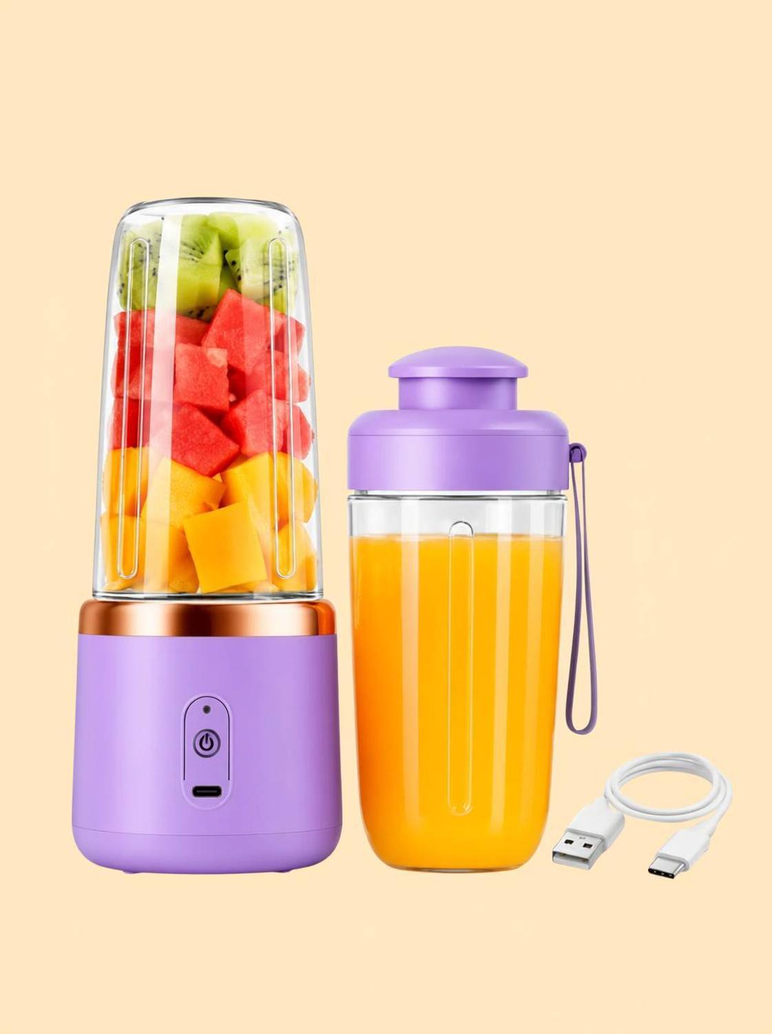 glowpath Portable Blender Series 50 W Juicer Mixer Grinder
