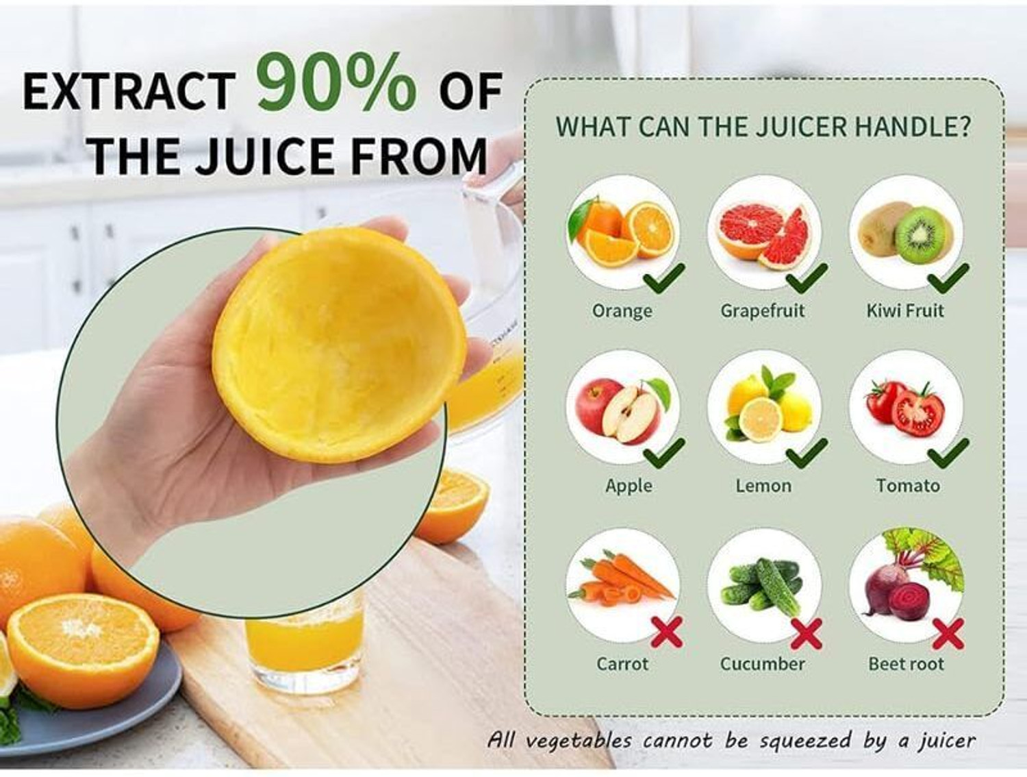 Image of HARIS STORE Citrus Juicer 250 W Juicer Mixer Grinder