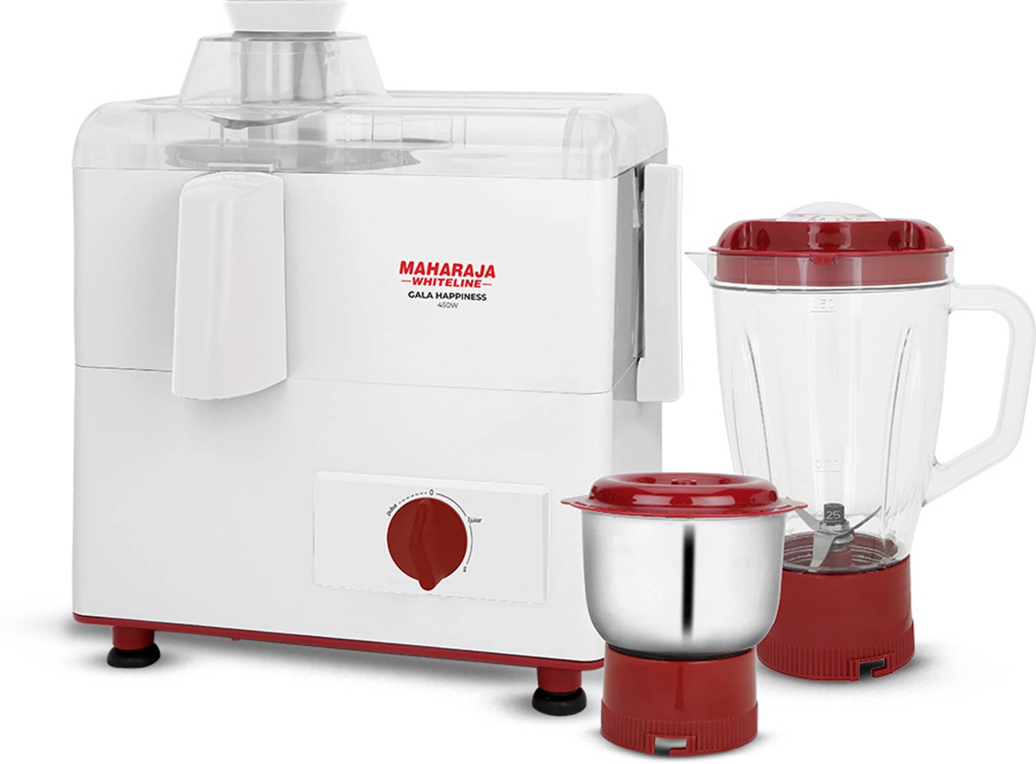 MAHARAJA WHITELINE JX1-163 450 W Juicer Mixer Grinder