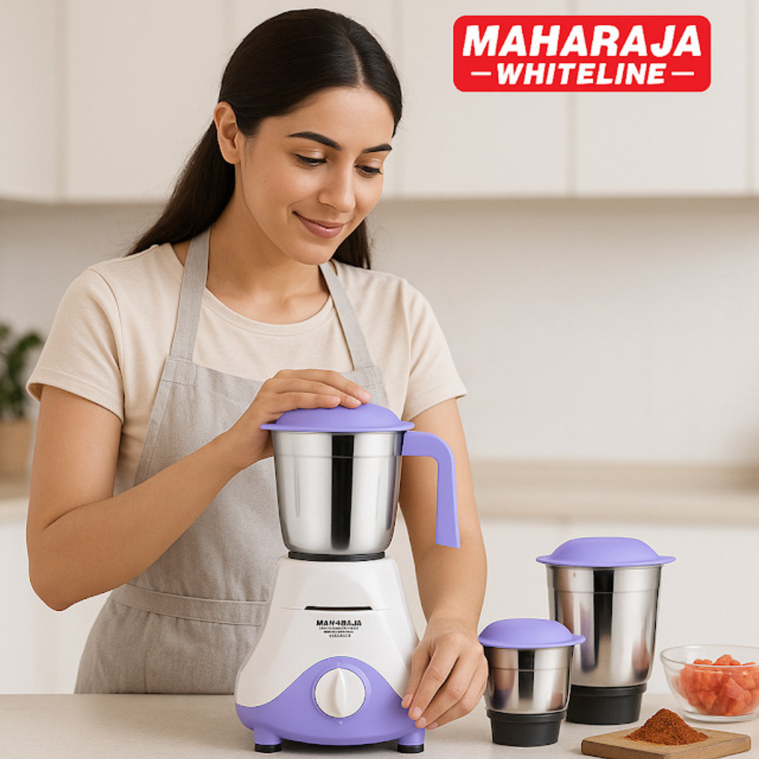 Image of MAHARAJA WHITELINE Novello 500 W Mixer Grinder