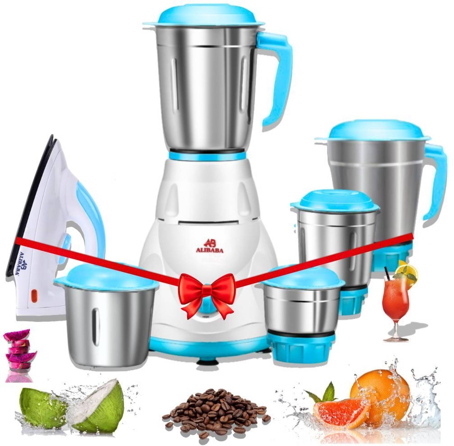 Alibaba Starlet Five Star 5 Jar 550W Mixer Grinder - Image 1