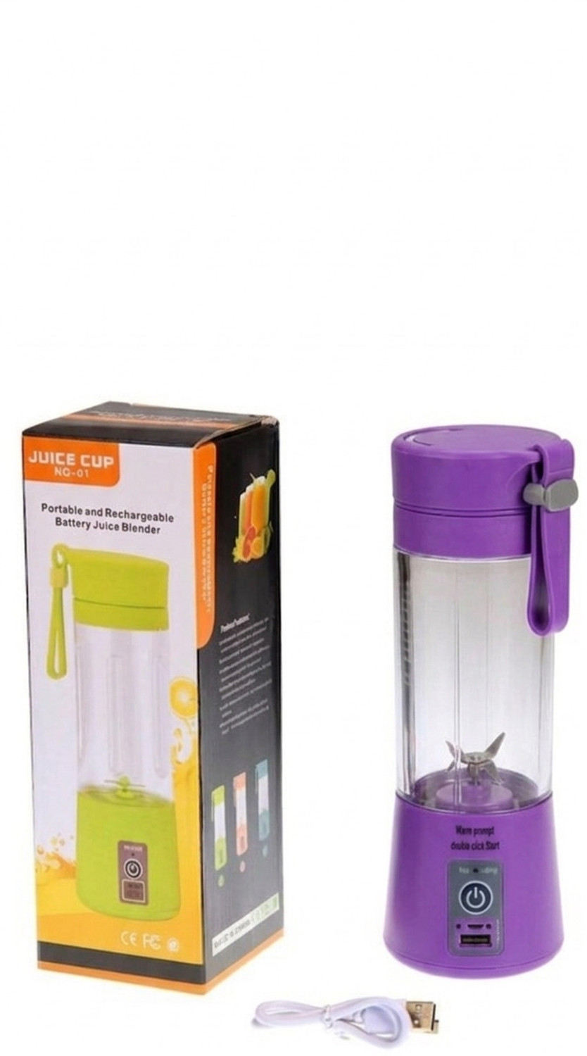 Image of MAHNOOR ENTERPRISES Plastic Electric Fruit Juicer, USB Rechargeable Mini juicer grinder for juice 200 W Juicer