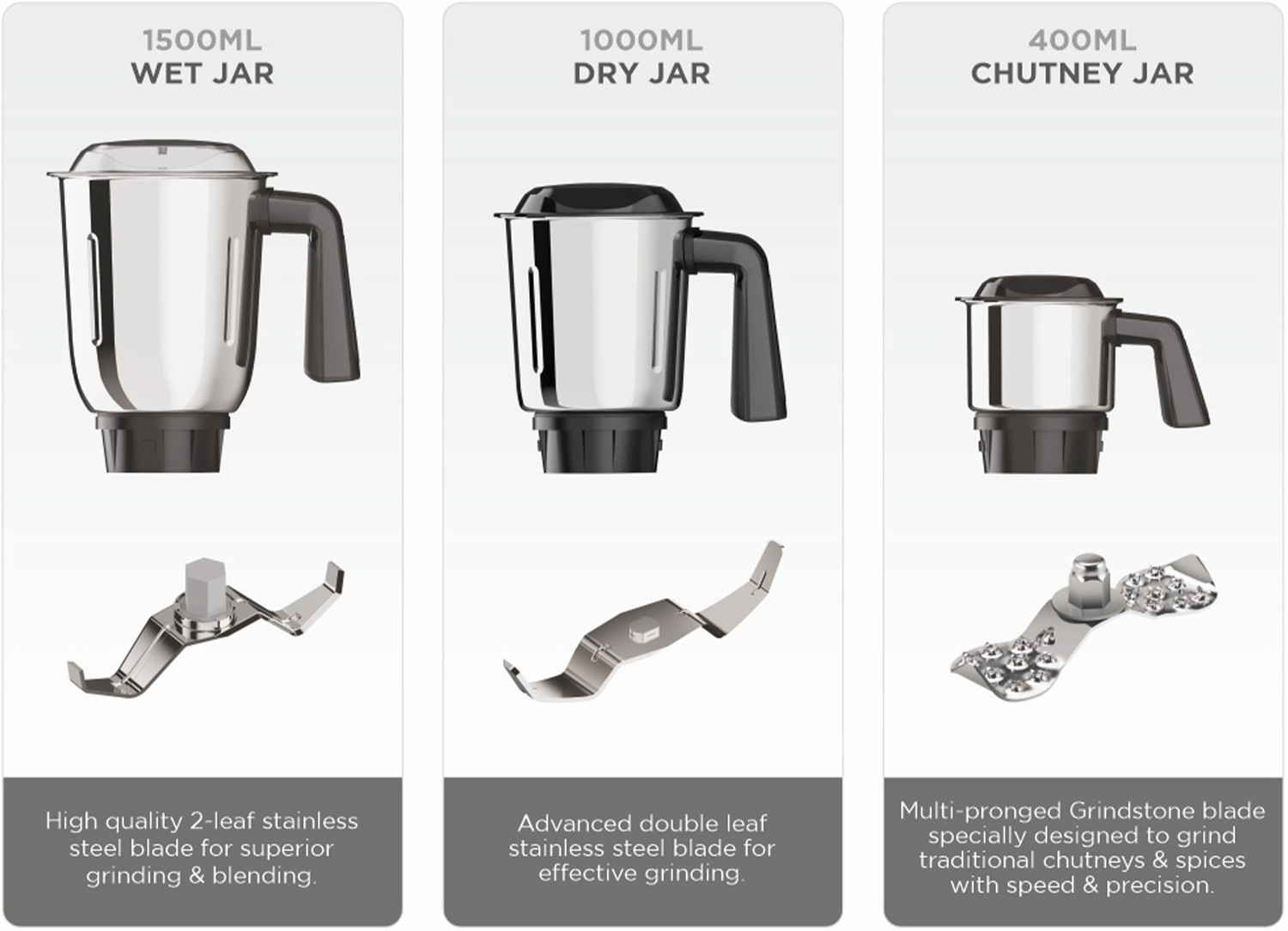 Image of MILTON Neom 550 W Juicer Mixer Grinder