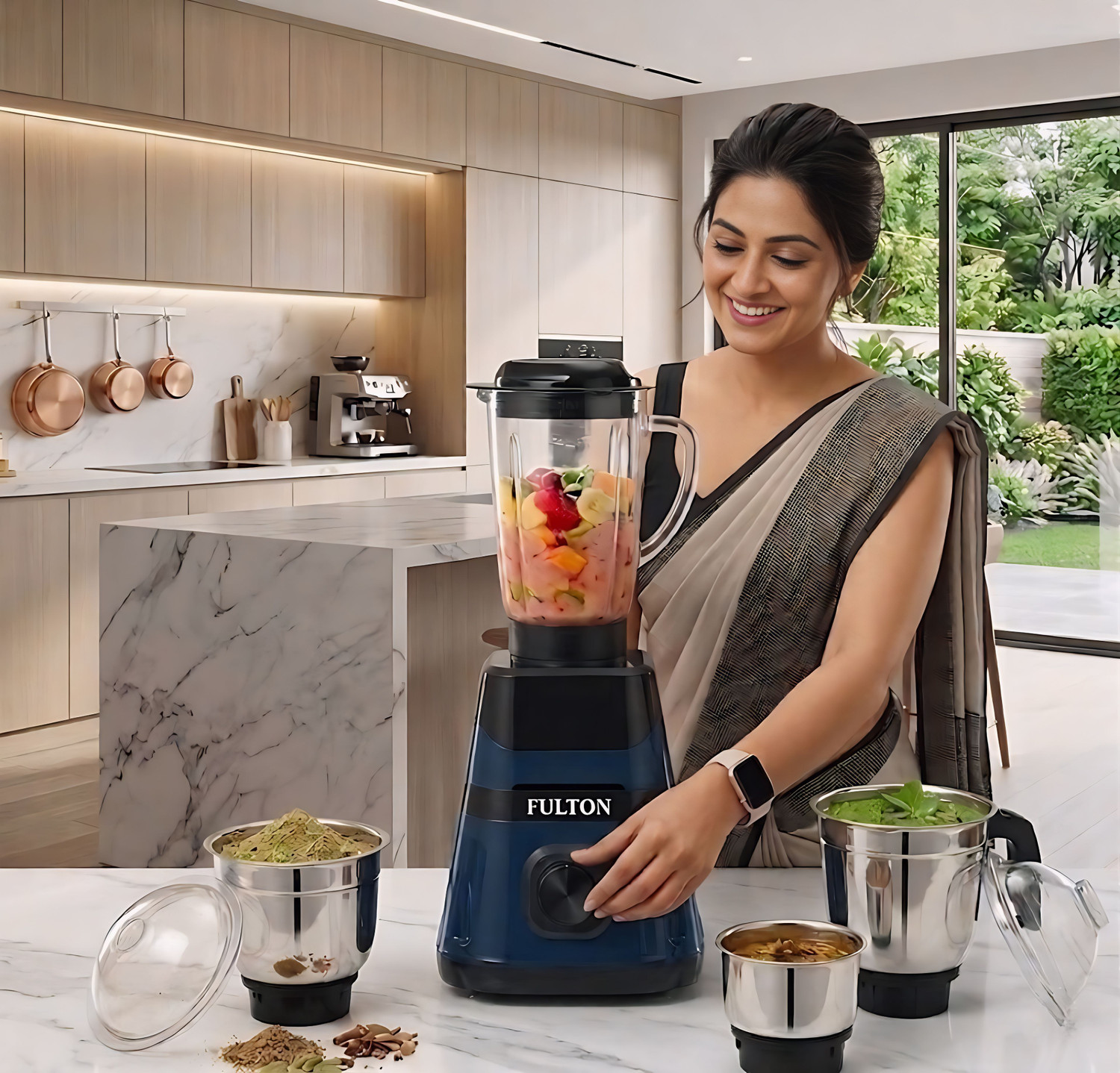 Image of FULTON MAXXO POWER PRO 750 W Mixer Grinder