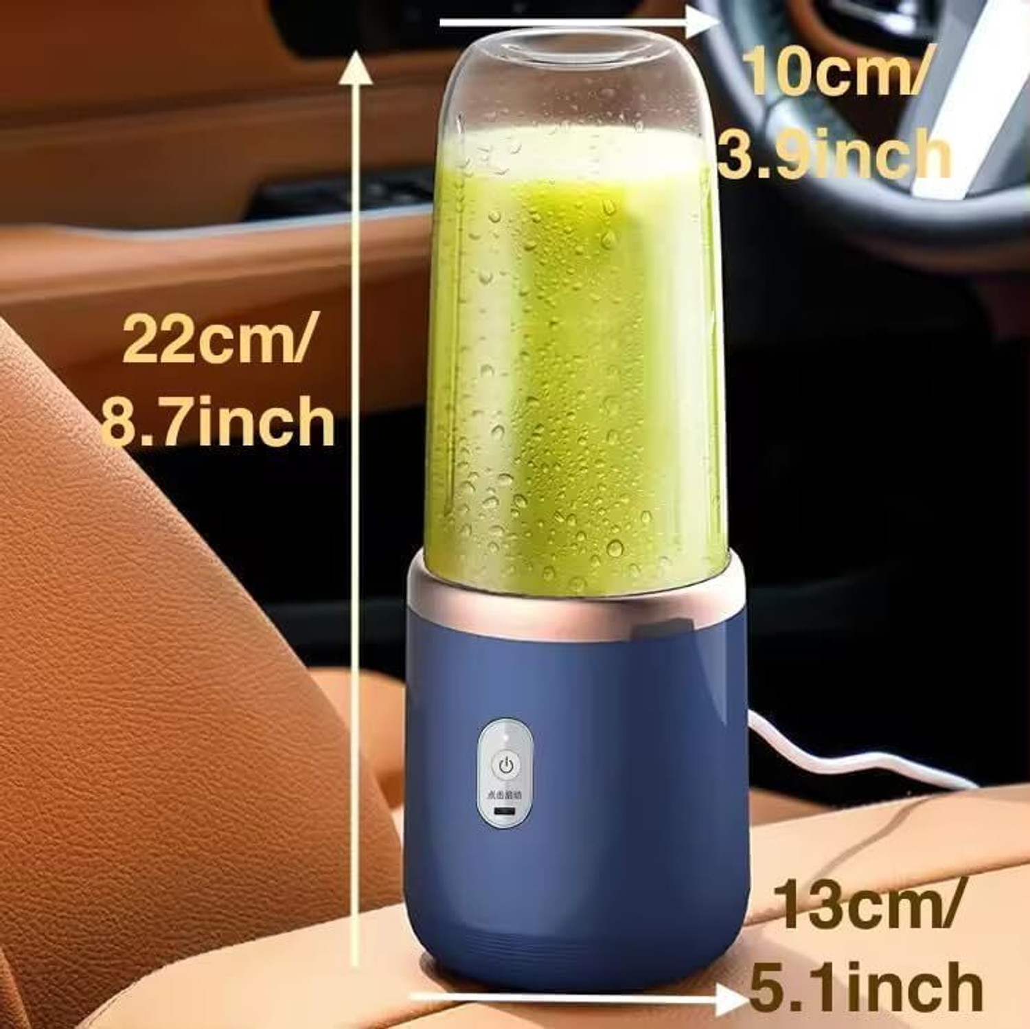 Image of CITRODA Portable USB Rechargeable Juicer Blender | Mini Personal Mixer for Smoothies 40 W Juicer Mixer Grinder