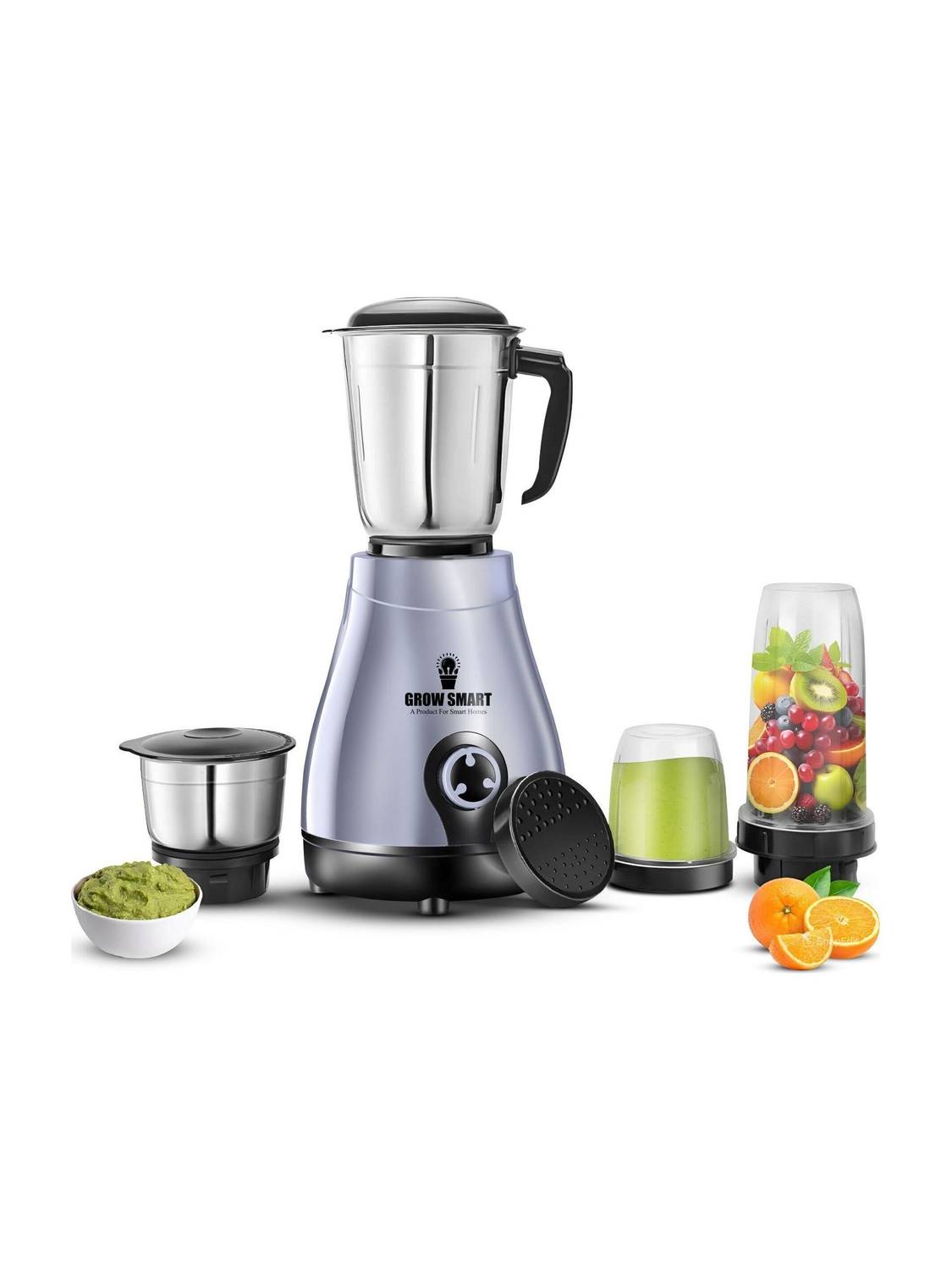 Growsmart With Copper Powertron Motor Vent-x Technology 750 W Juicer Mixer Grinder