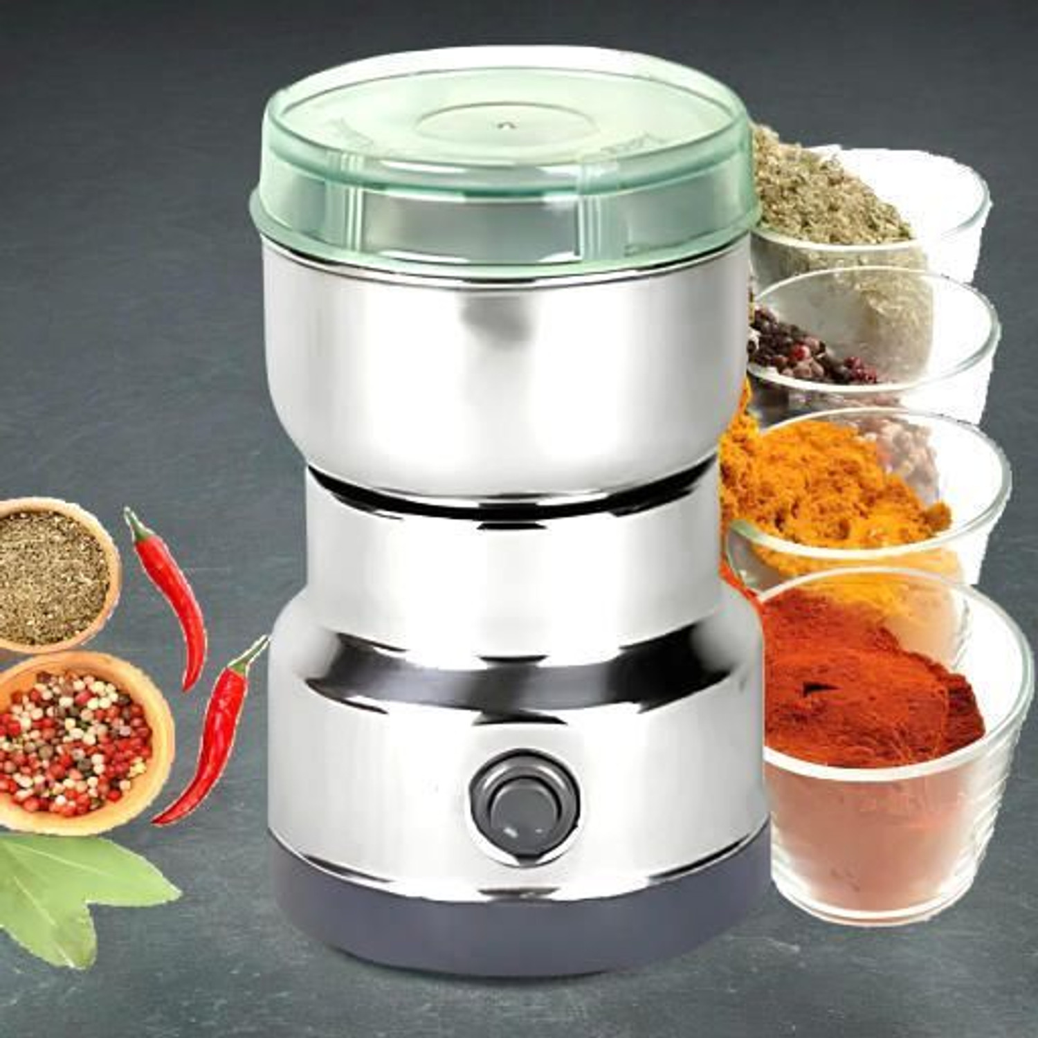 Image of JayGopalTrendz 150W Electric Mini Mixer Grinder Juicer Light weight Compact for KitchenCQ341 240 W Juicer Mixer Grinder