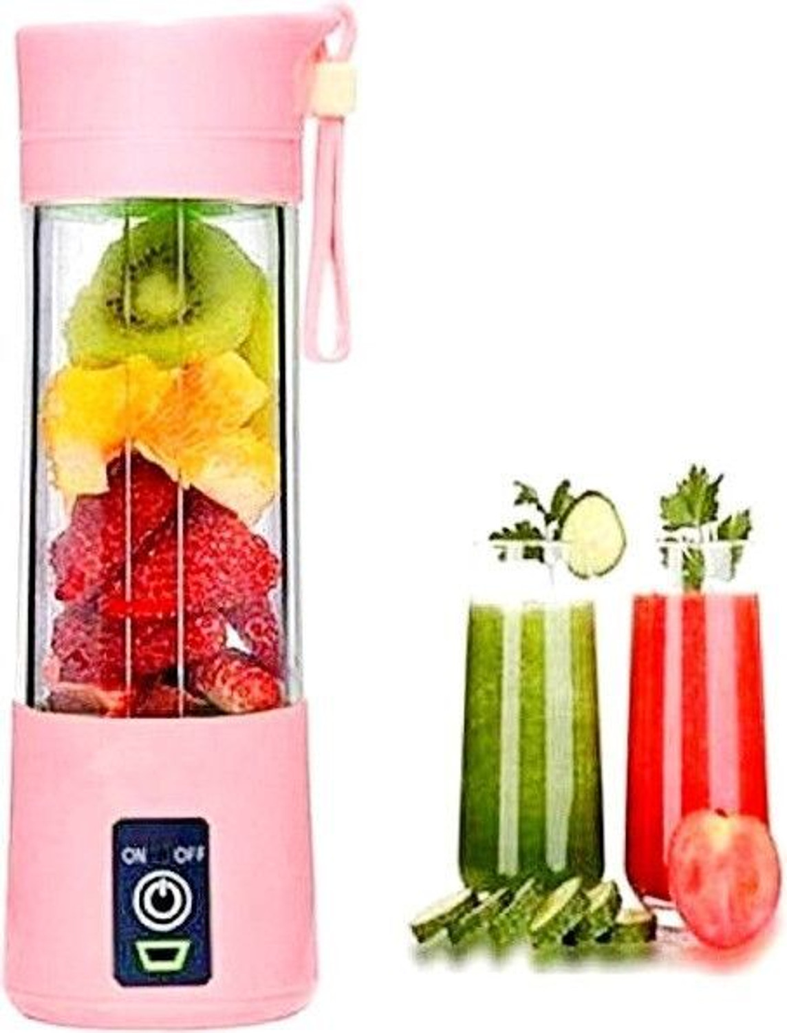 Image of JayGopalTrendz Electric Fruit Juicer Maker USB Rechargeable Mini Juicer Mixer GrinderVQ316 350 W Juicer Mixer Grinder