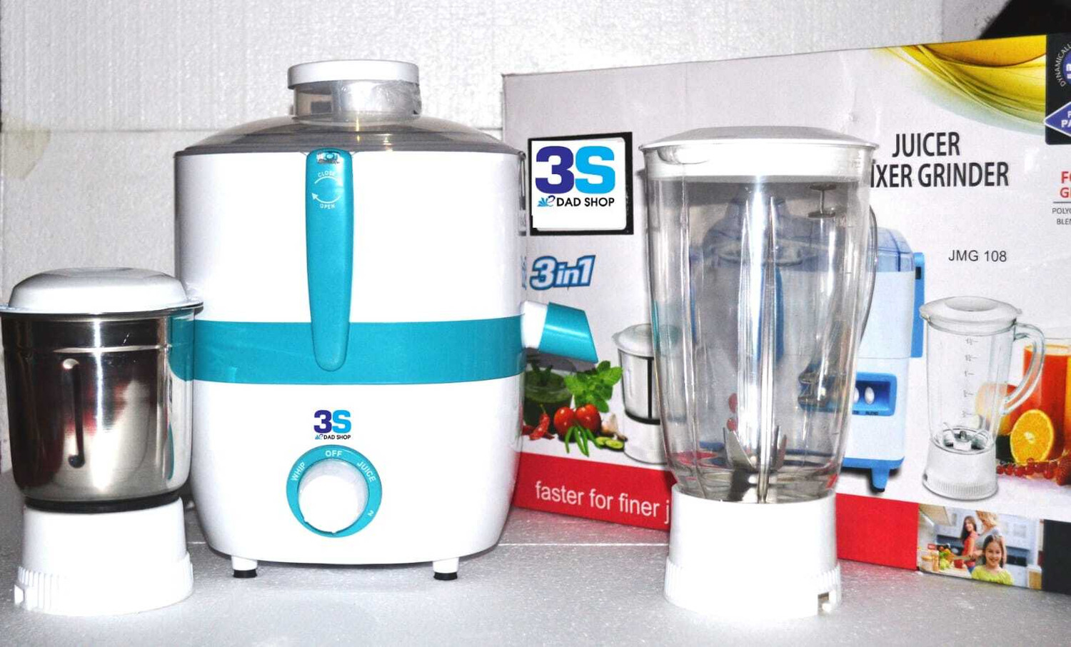 Image of 3S eDAD SHOP Classic Series 500 W Juicer Mixer Grinder