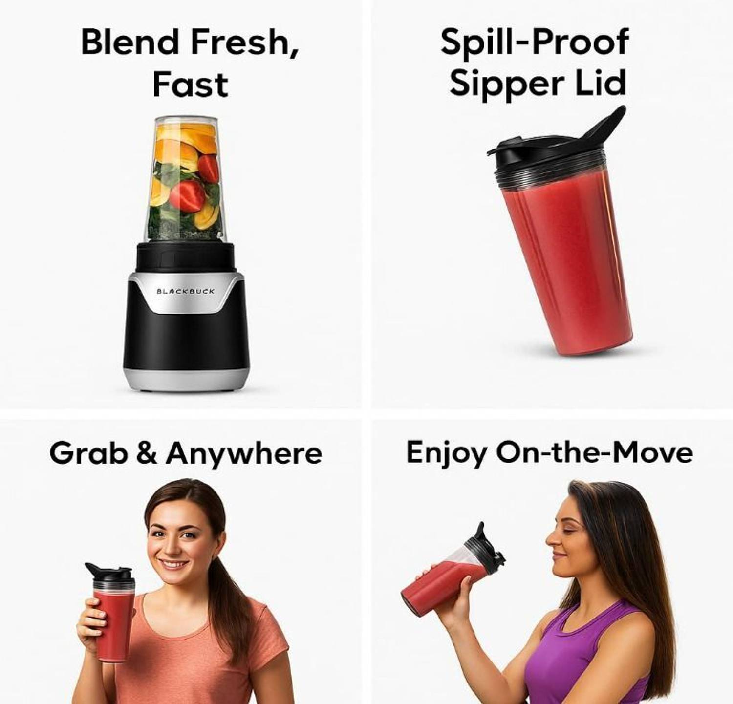 BlackBuck 600W 22000 RPM Mixer Blender - Image 5