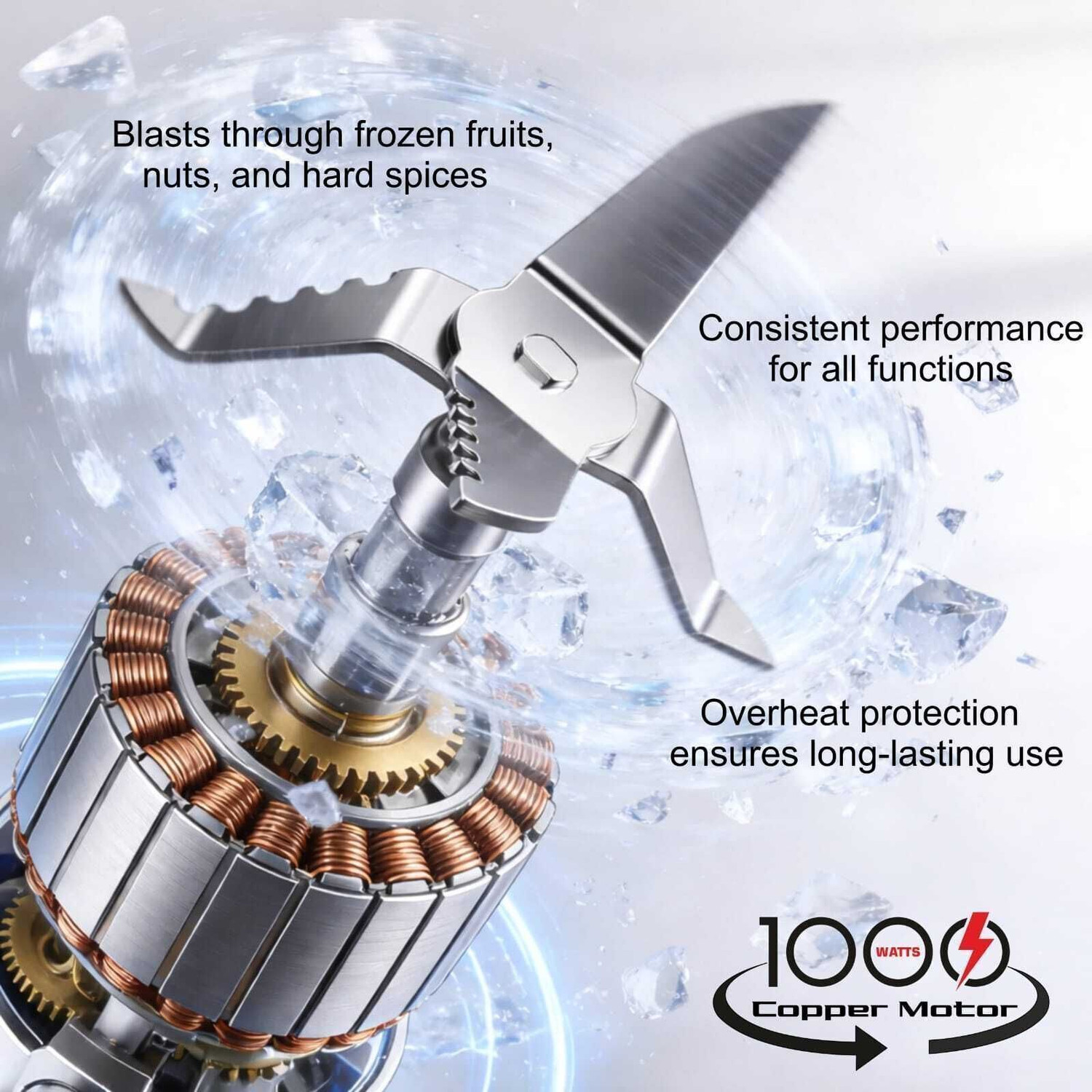 Image of VOLTMAN Solid Max mixer grinder 1000 W Juicer Mixer Grinder