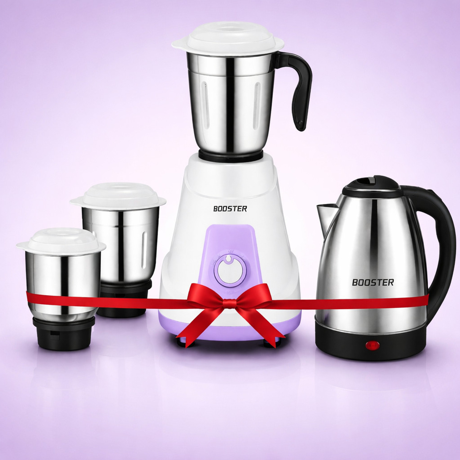 Image of BOOSTER Powerful 750 W Juicer Mixer Grinder