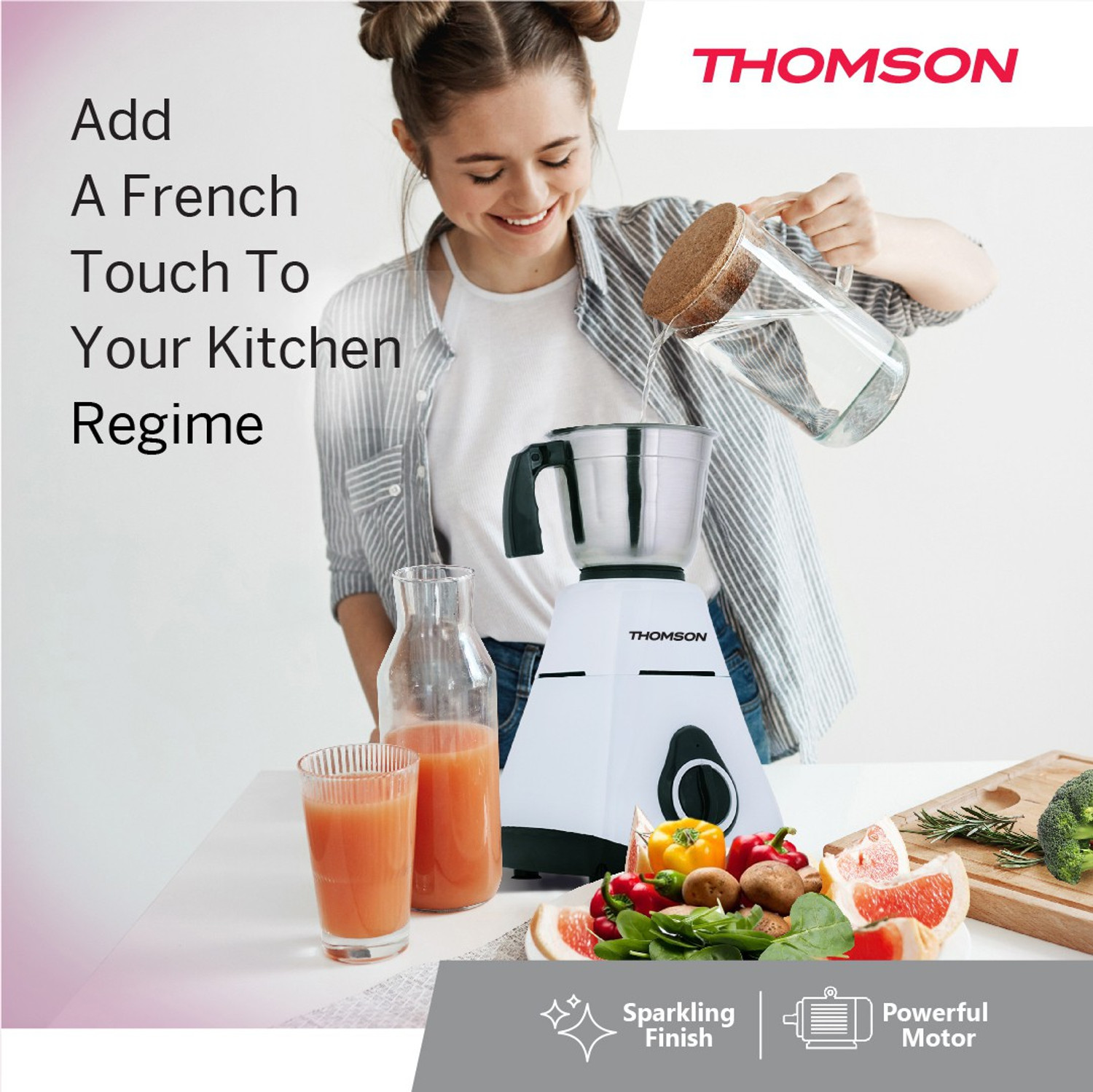 Image of Thomson MX01 500 W Juicer Mixer Grinder