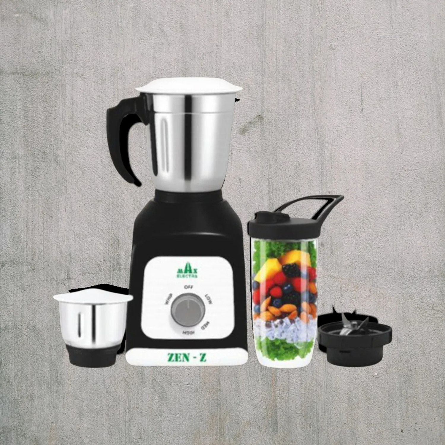 Image of MAX ELECTRA ZEN-Z49 500 W Juicer Mixer Grinder