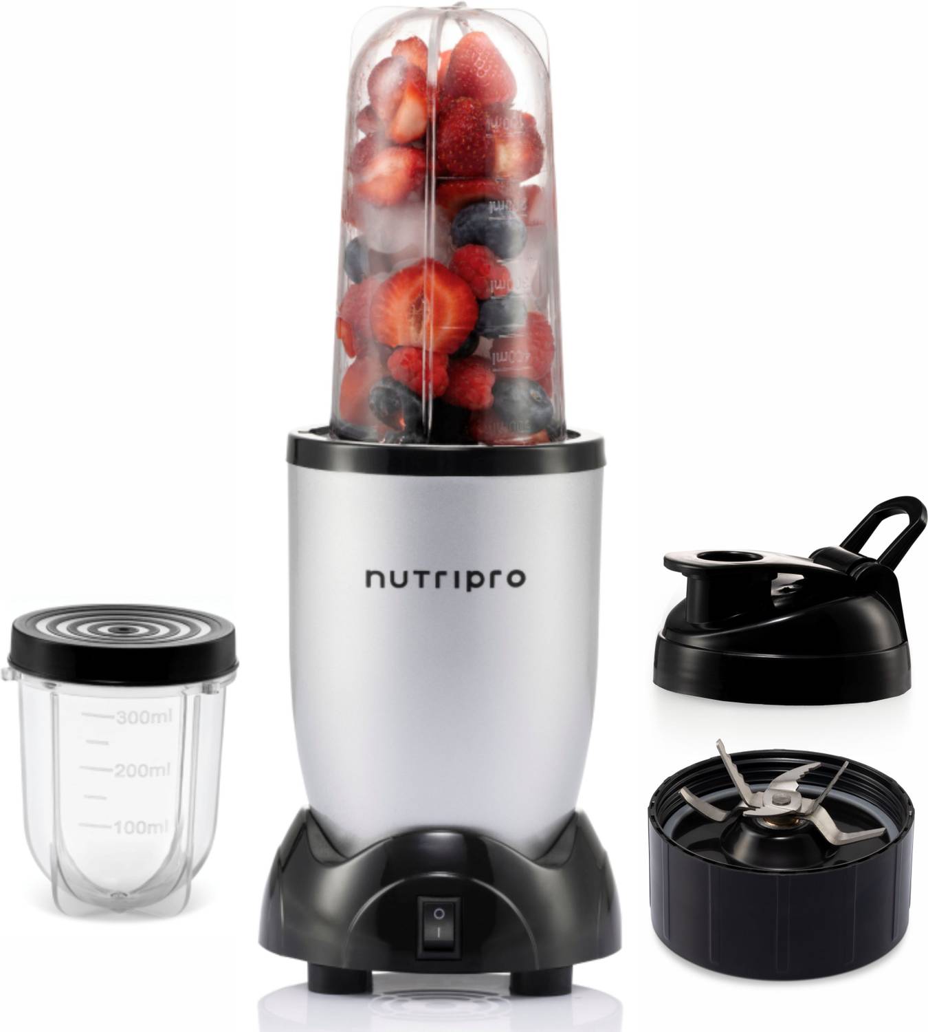 NutriPro 500W Juicer Mixer Grinder
