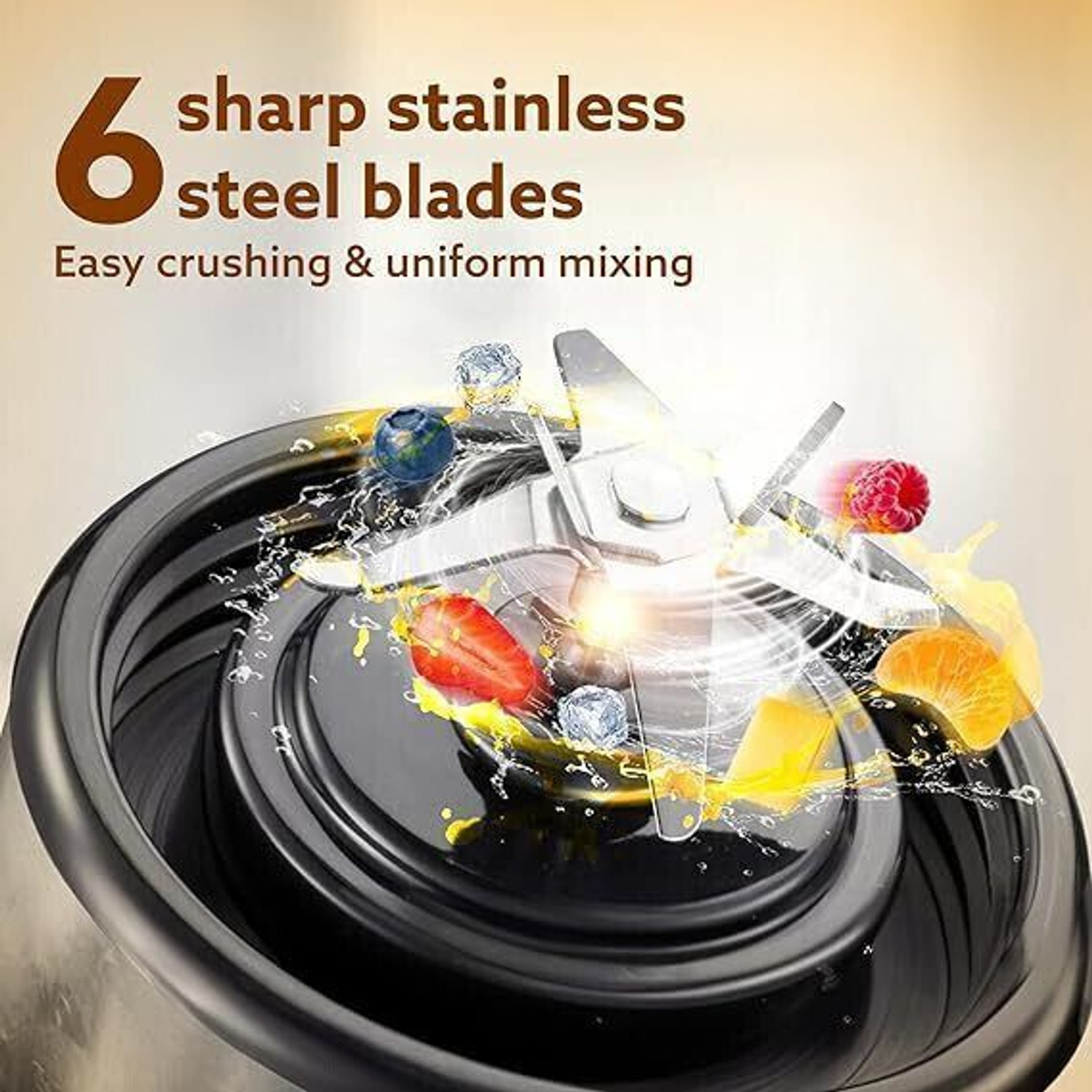 Image of AGARO Galaxy Portable Blender, For Smoothie And Juices 150 W Juicer Mixer Grinder